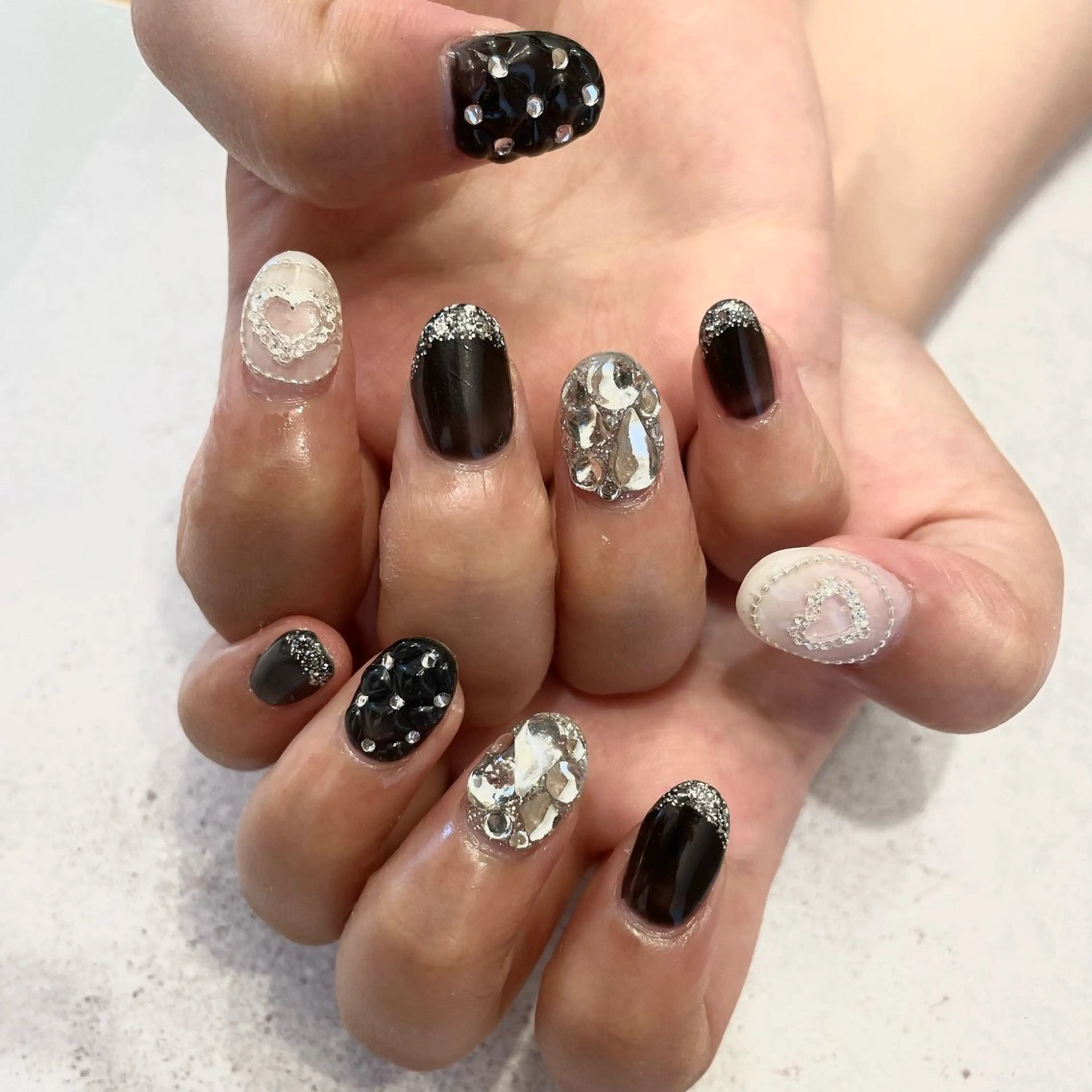 ネイル ハンドネイル Sea  nail by emaのネイルデザイン