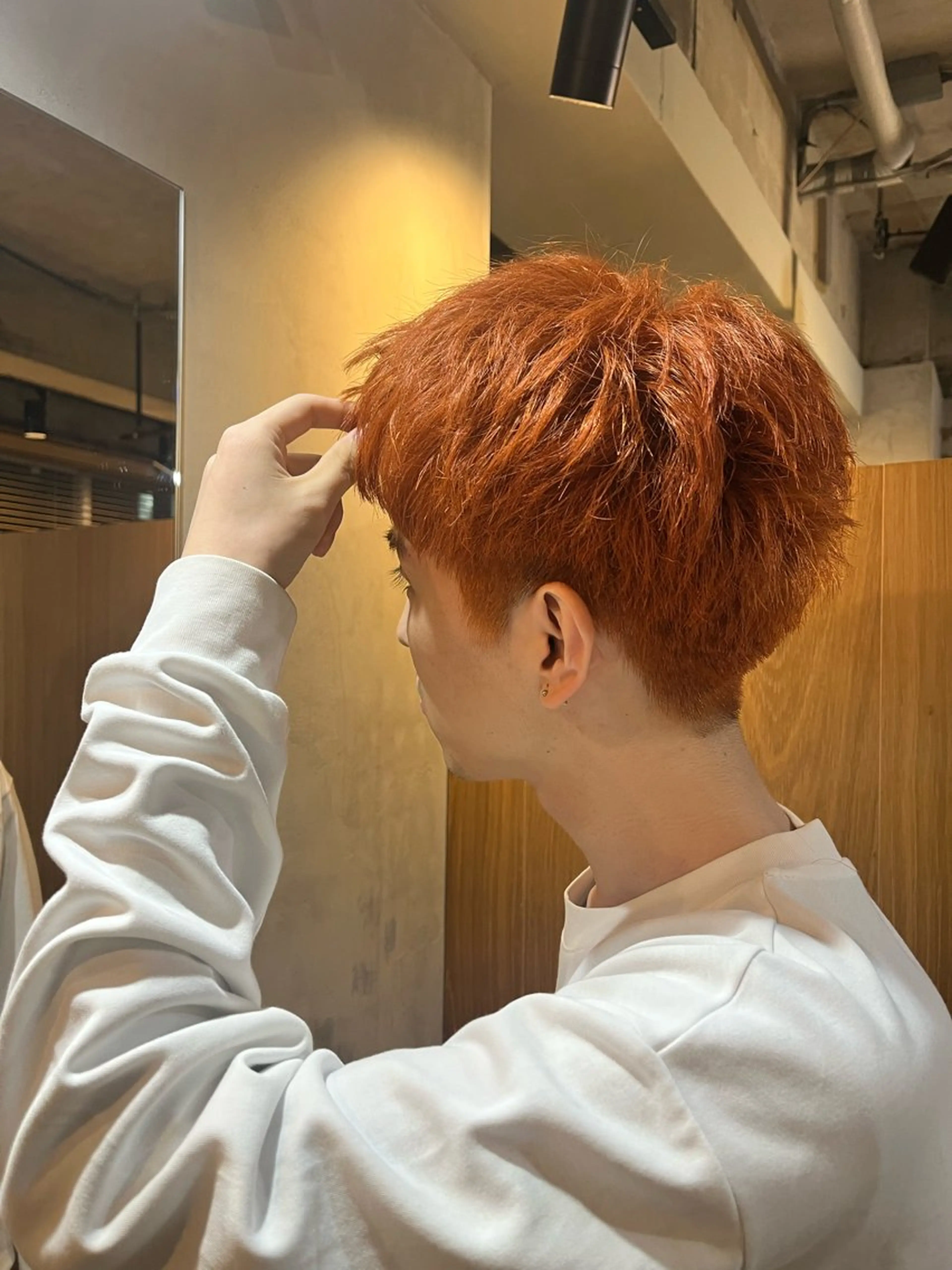 【メンズ限定】【ダブルカラー】ケアブリーチ＋カラー＋カットの写真