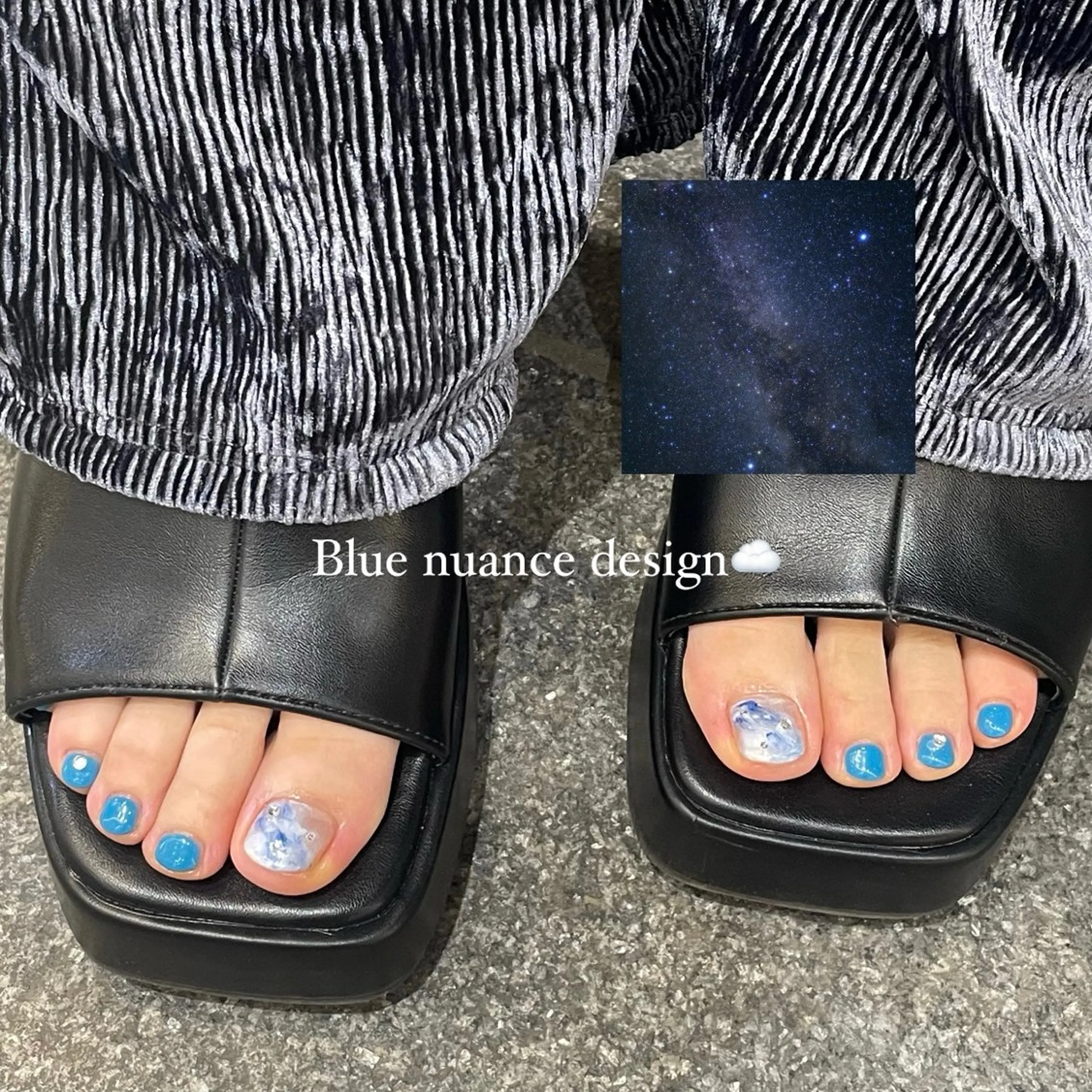 ネイル 艶カラー・:*個性派 ネイル🦋mire-のネイルデザイン