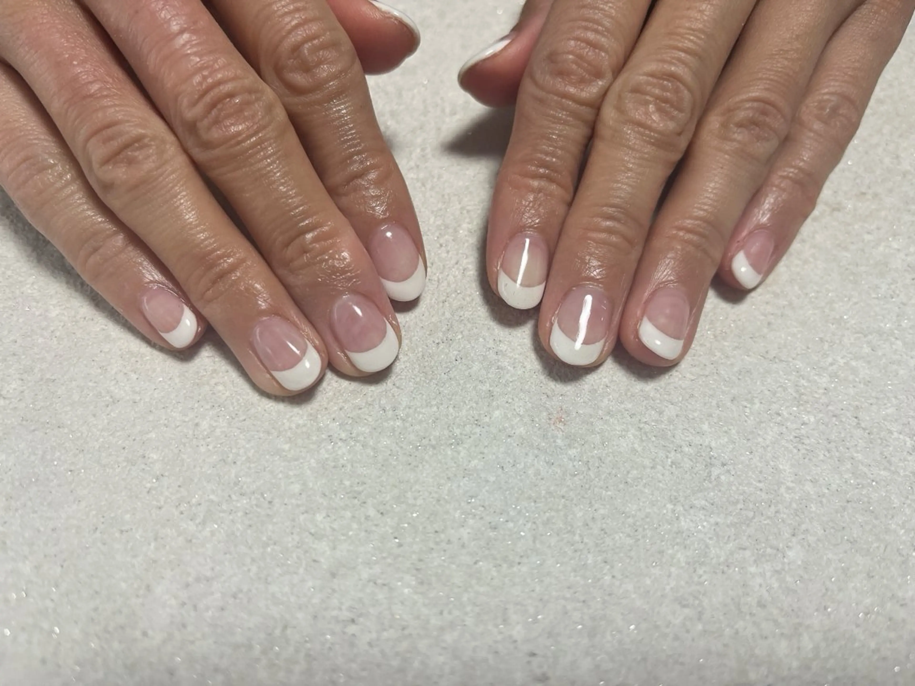 ネイル オーロラネイル フットネイル フレンチネイル ジェルネイル 韓国ネイル kikinail 溝の口のネイルデザイン