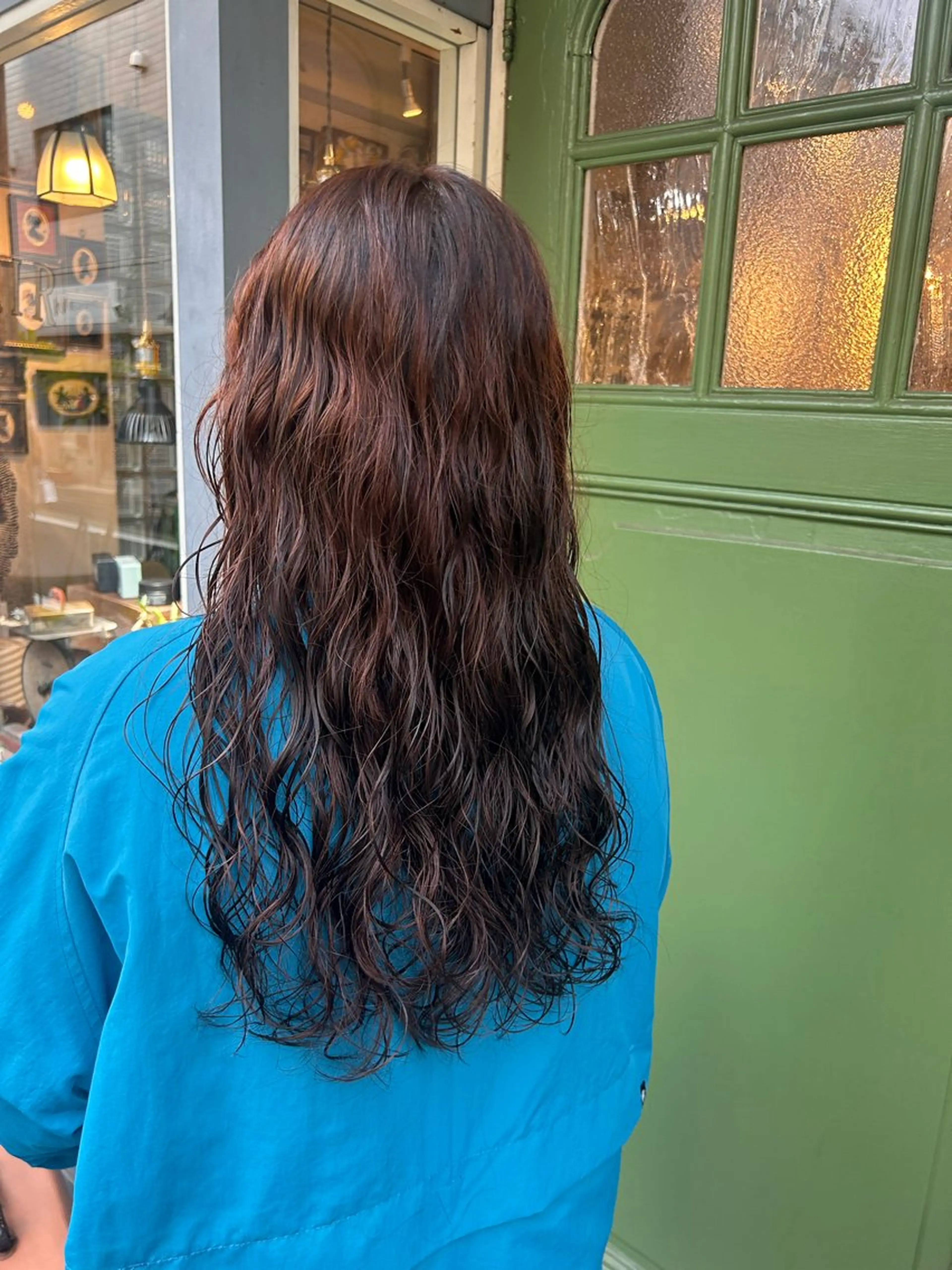 ロング パーマ カット パーマ トリートメント 清水千優/パーマ/ メンズパーマのヘアスタイル