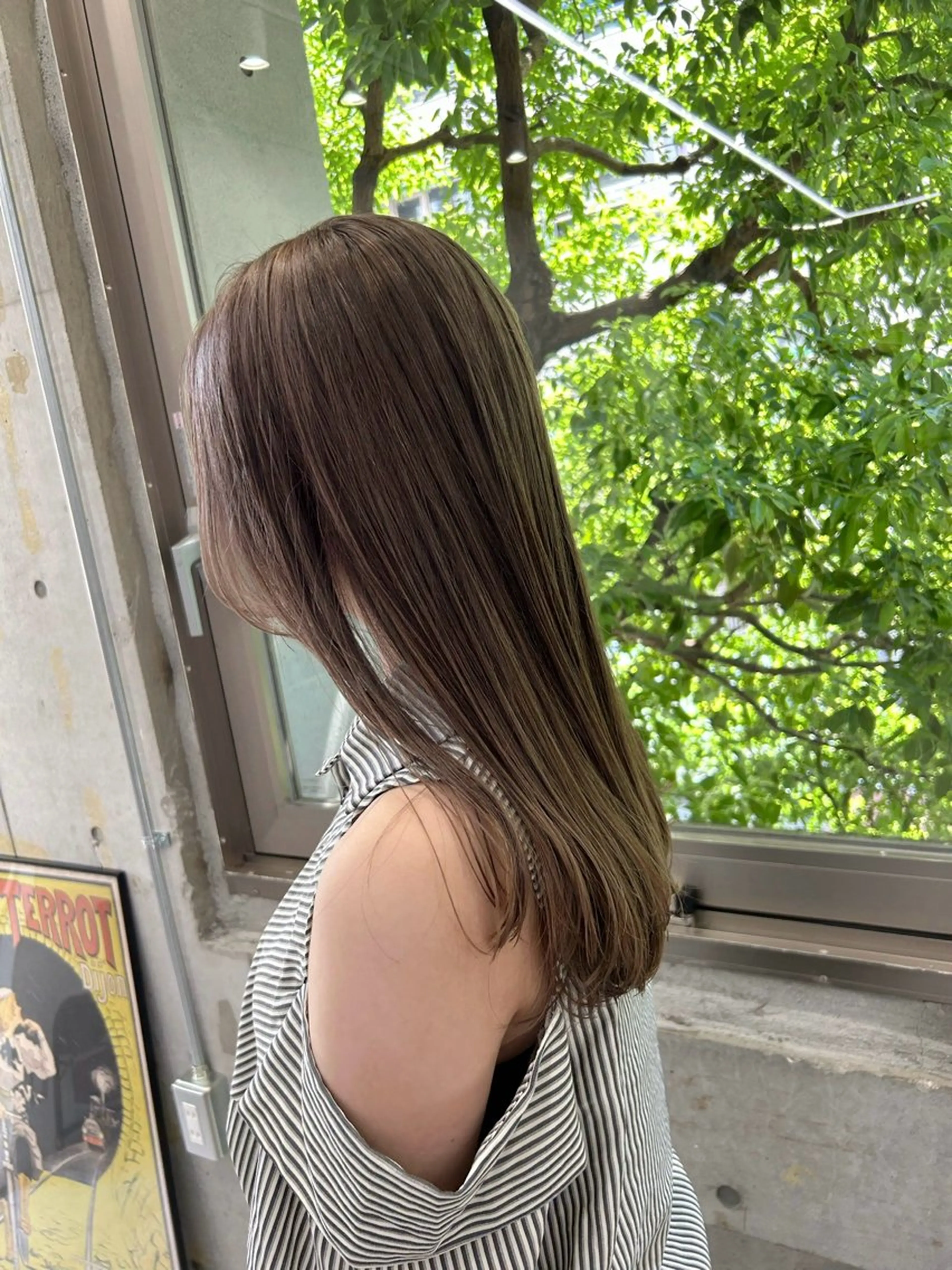 セミロング トリートメント 髪質改善/艶カラー /レイヤーカット💛のヘアスタイル