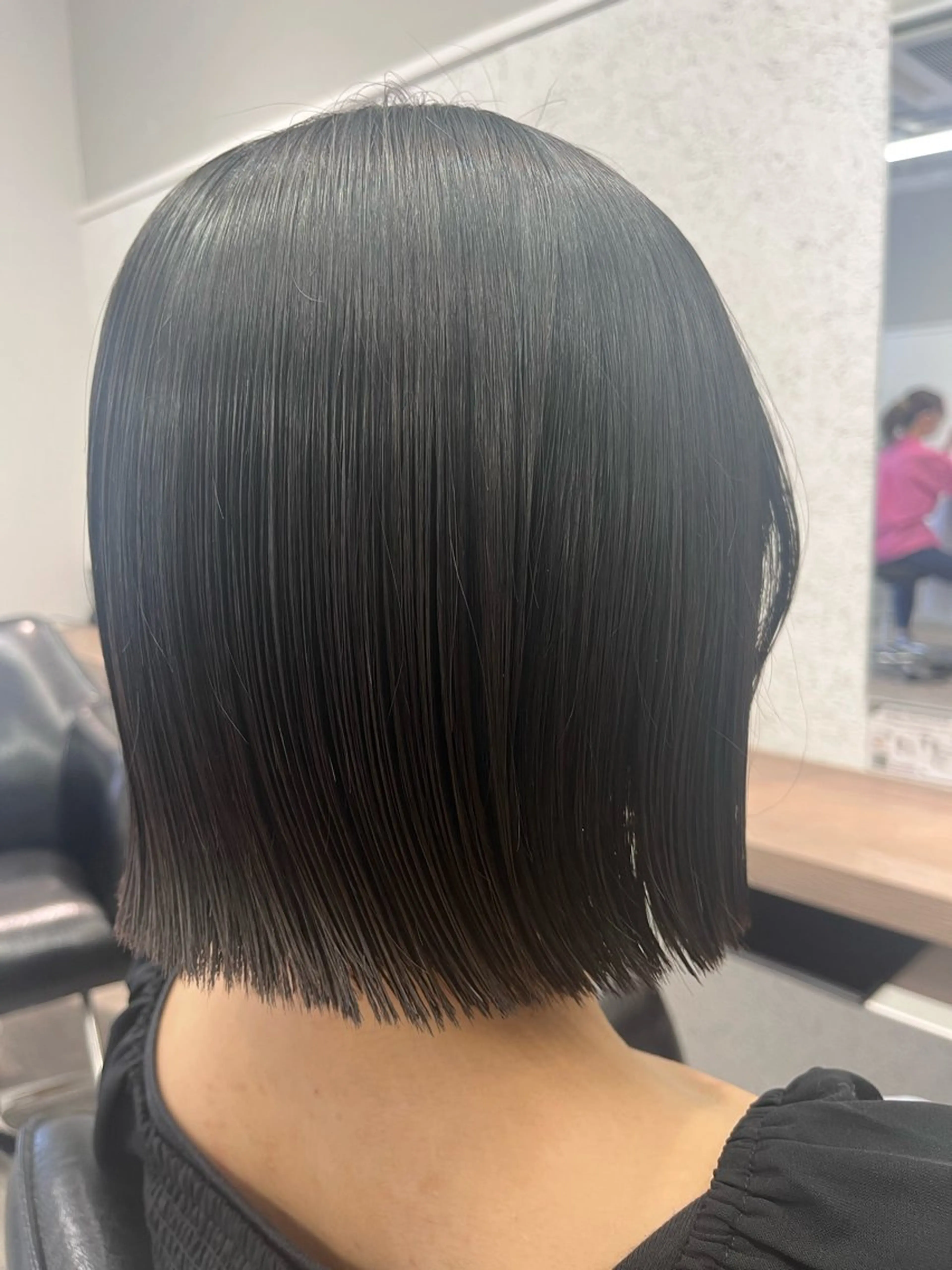 ショート ボブ 外ハネヘア ボブ/透明感カラー/ 髪質改善/🌙/ルナのヘアスタイル