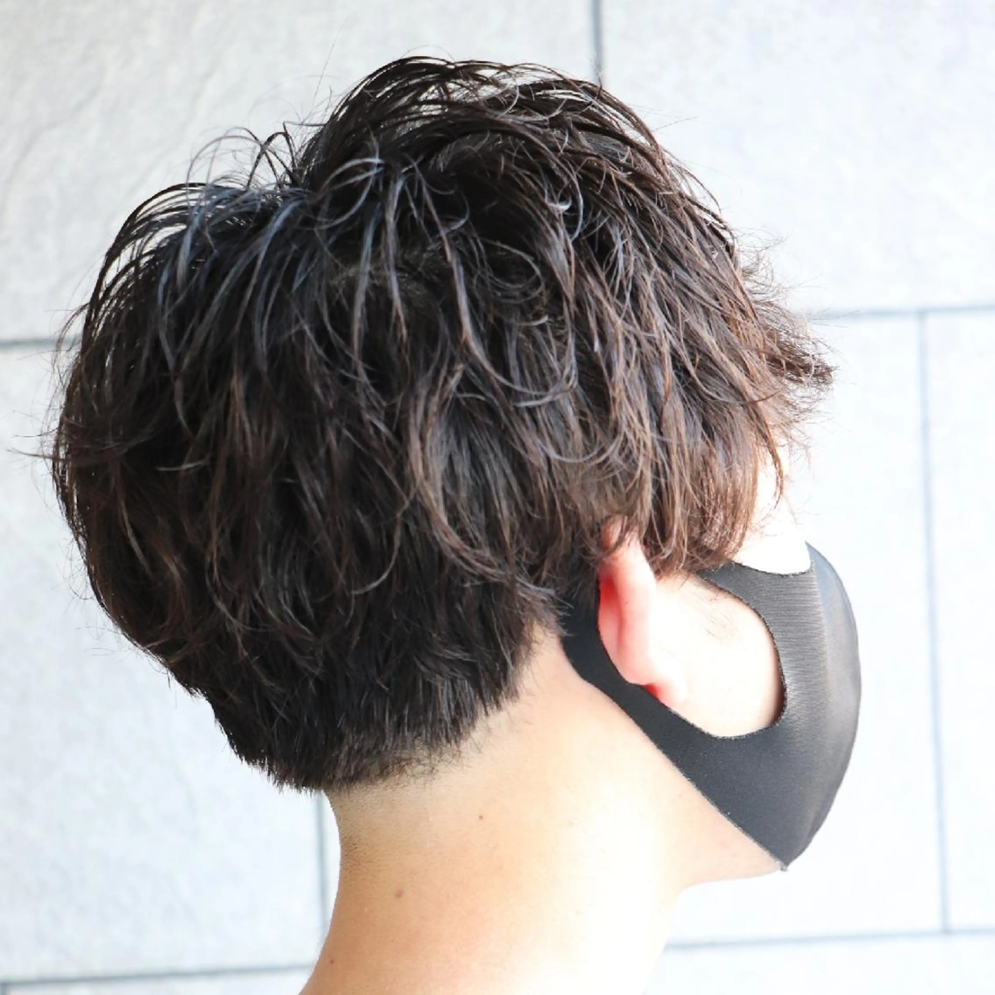 パーマ メンズ ショート マッシュ メンズパーマ メンズツイストパーマ ツイストパーマ 川端 智治のヘアスタイル