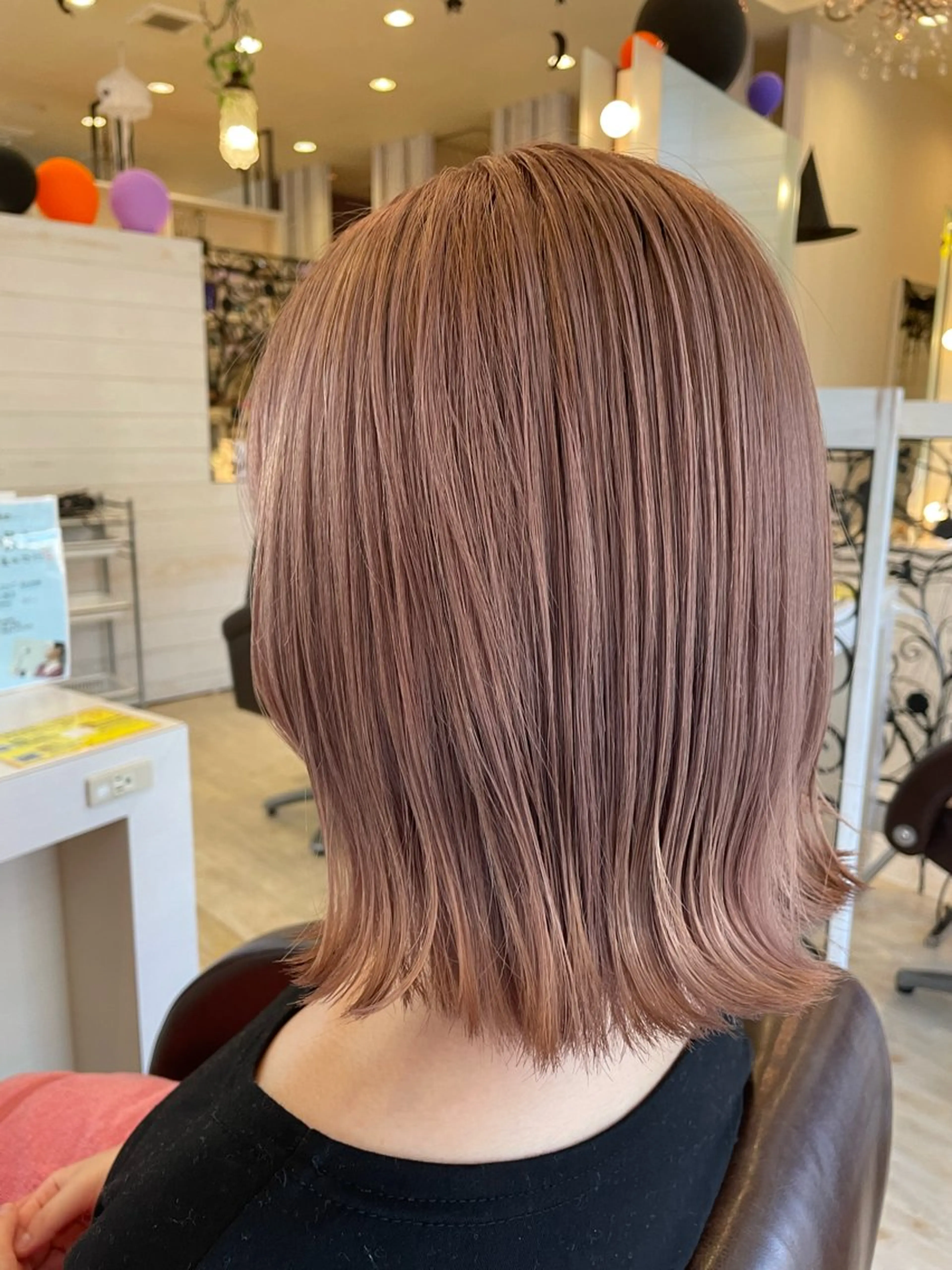 ミディアム カラー ベージュカラー ダブルカラー インナーカラー 東恩納 誠のヘアスタイル