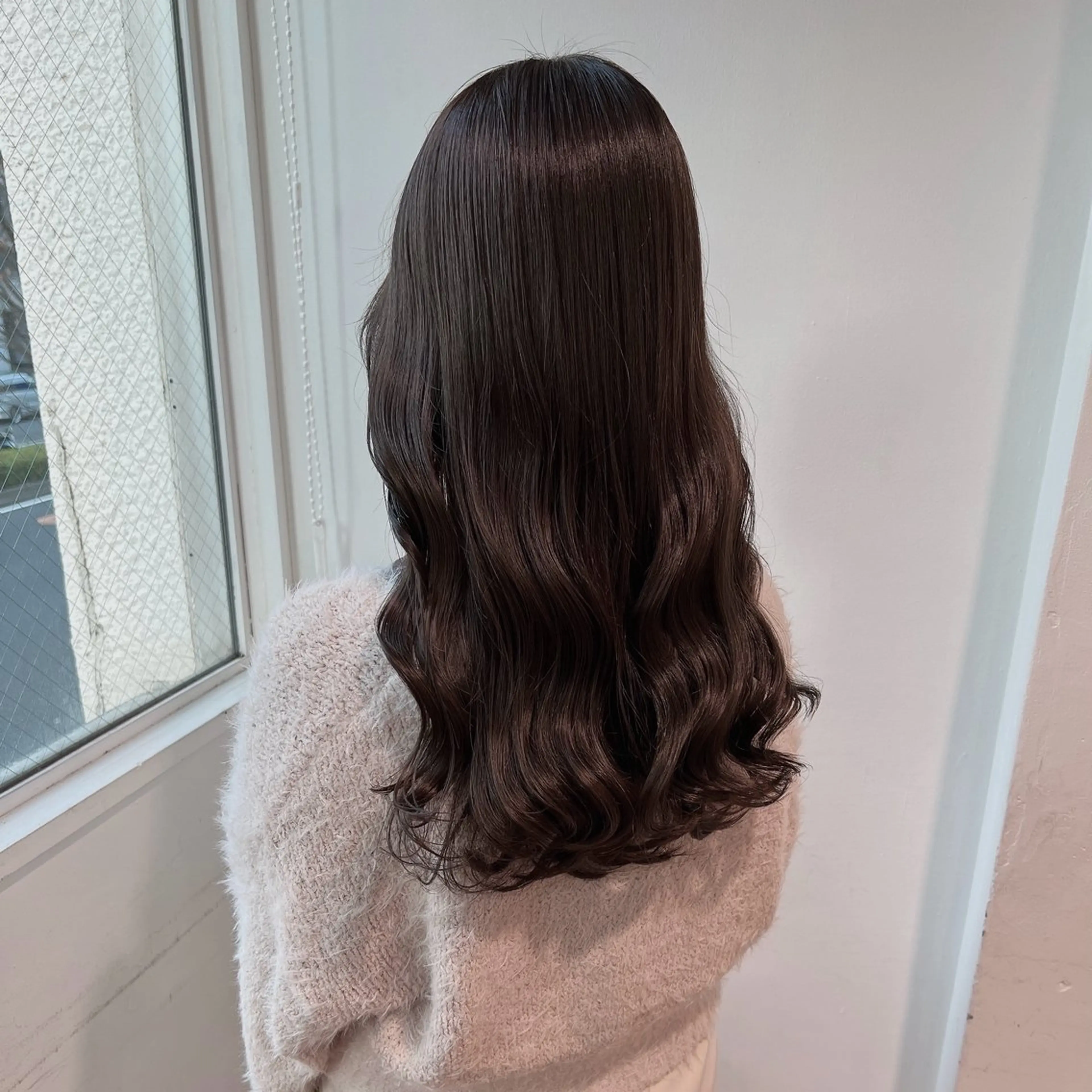 ロング カラー ヘアカラー トリートメント 𓏸レイヤー髪質改善 透けカラーカノン🫧のヘアスタイル