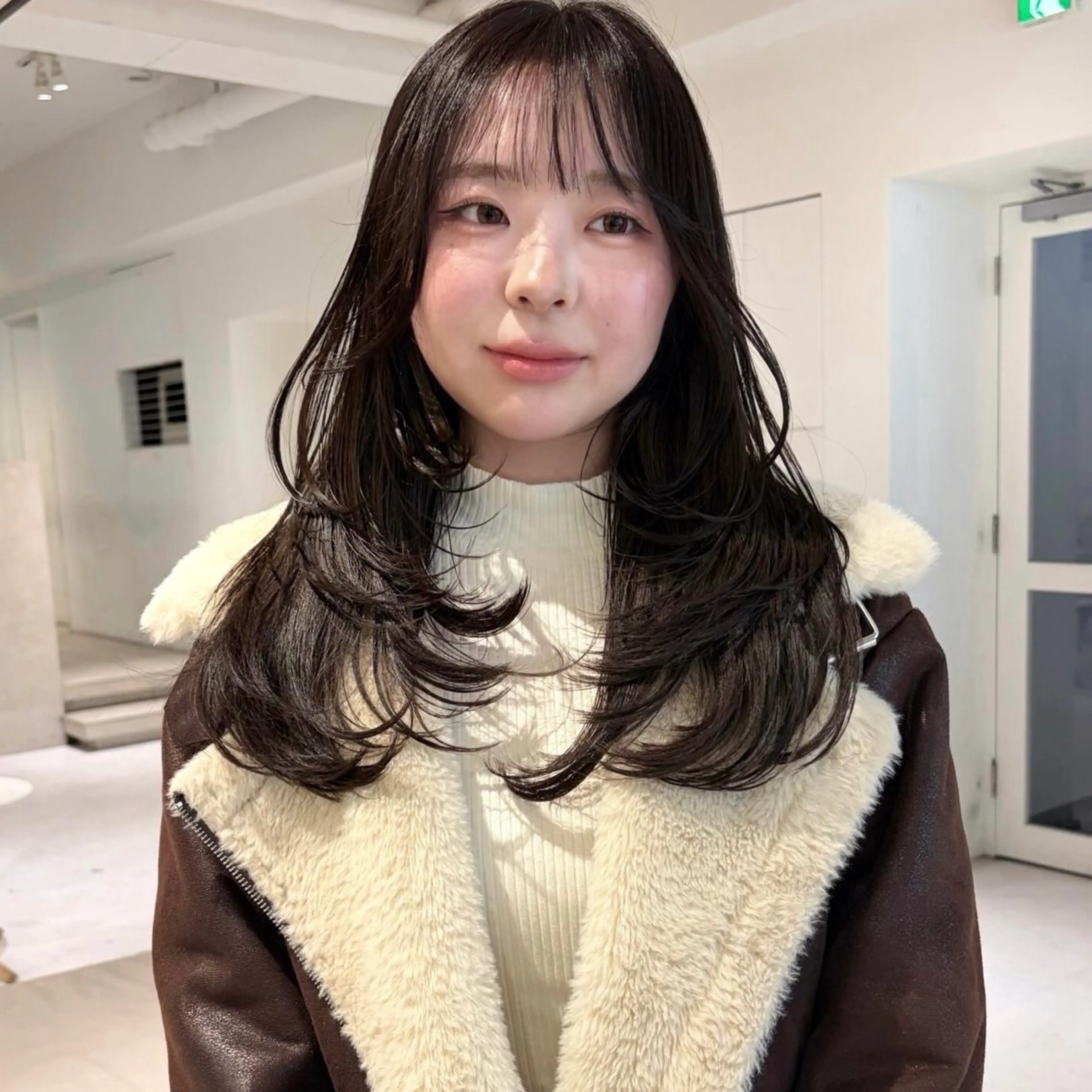 ロング カット ヘアカラー トリートメント haruko🎀⌇ レイヤーカットのヘアスタイル