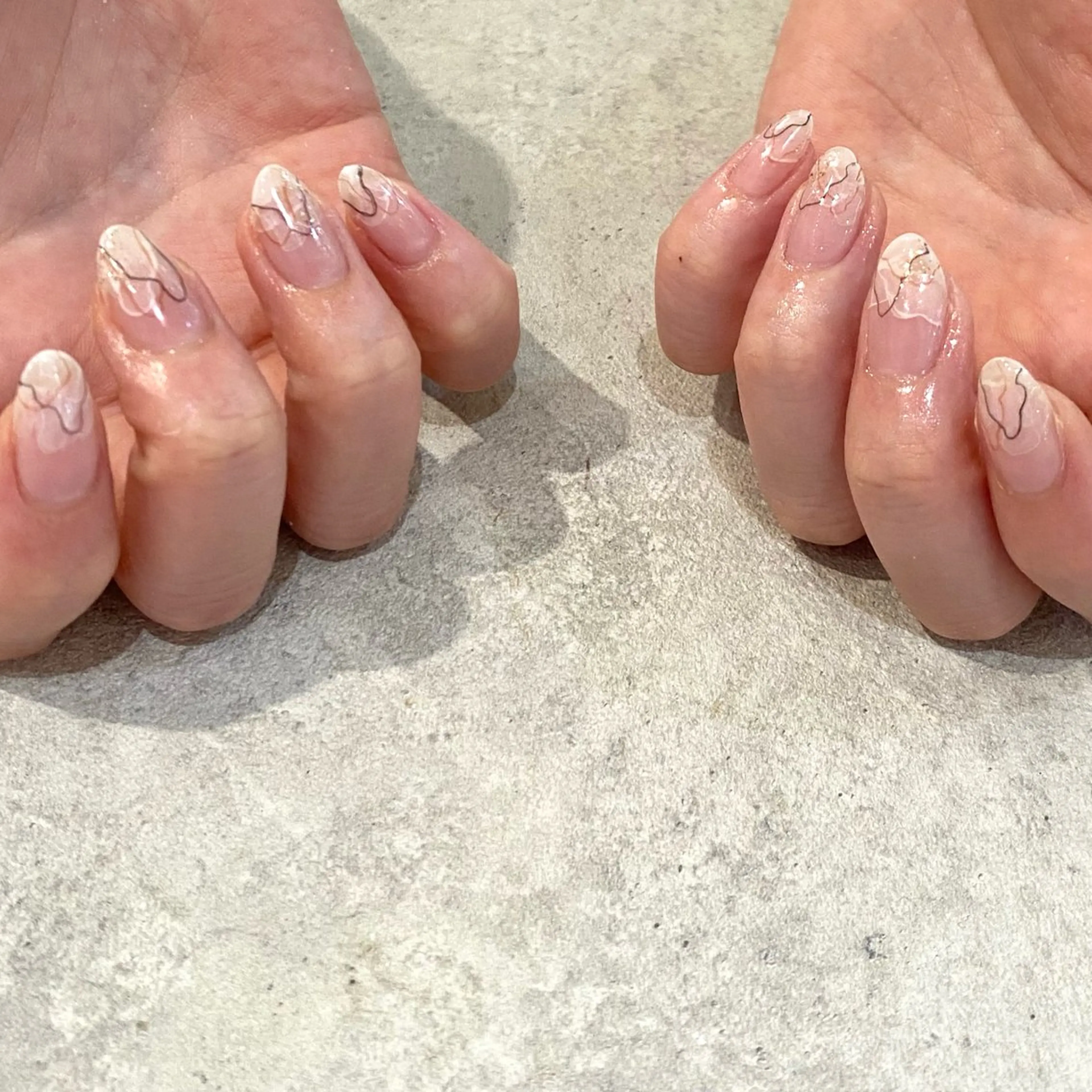 ネイル ハンドネイル 江原 楓果のネイルデザイン