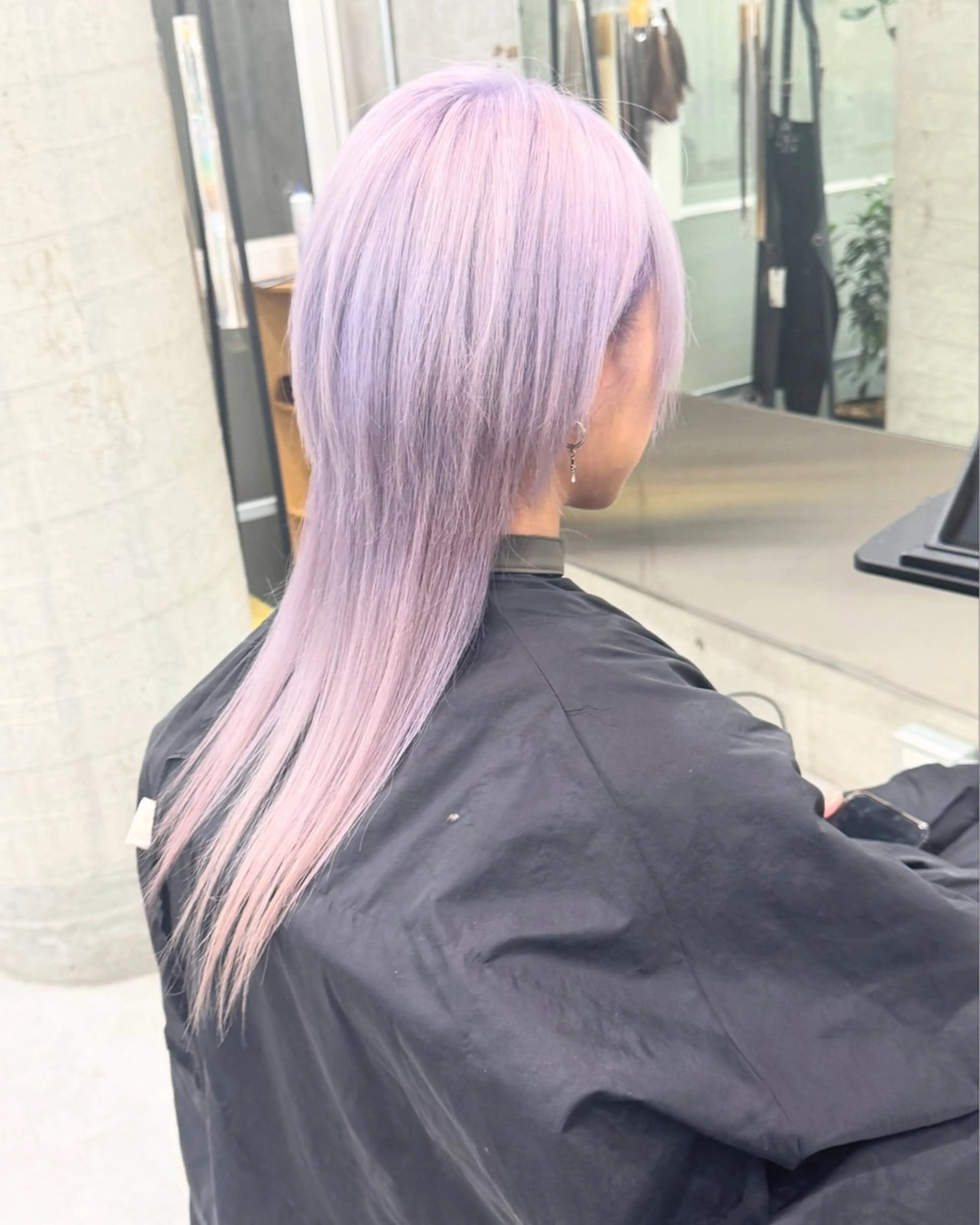 ロング カラー パープルカラー ヘアカラー トリートメント 艶髪✨ブリーチ職人 井手正康のヘアスタイル