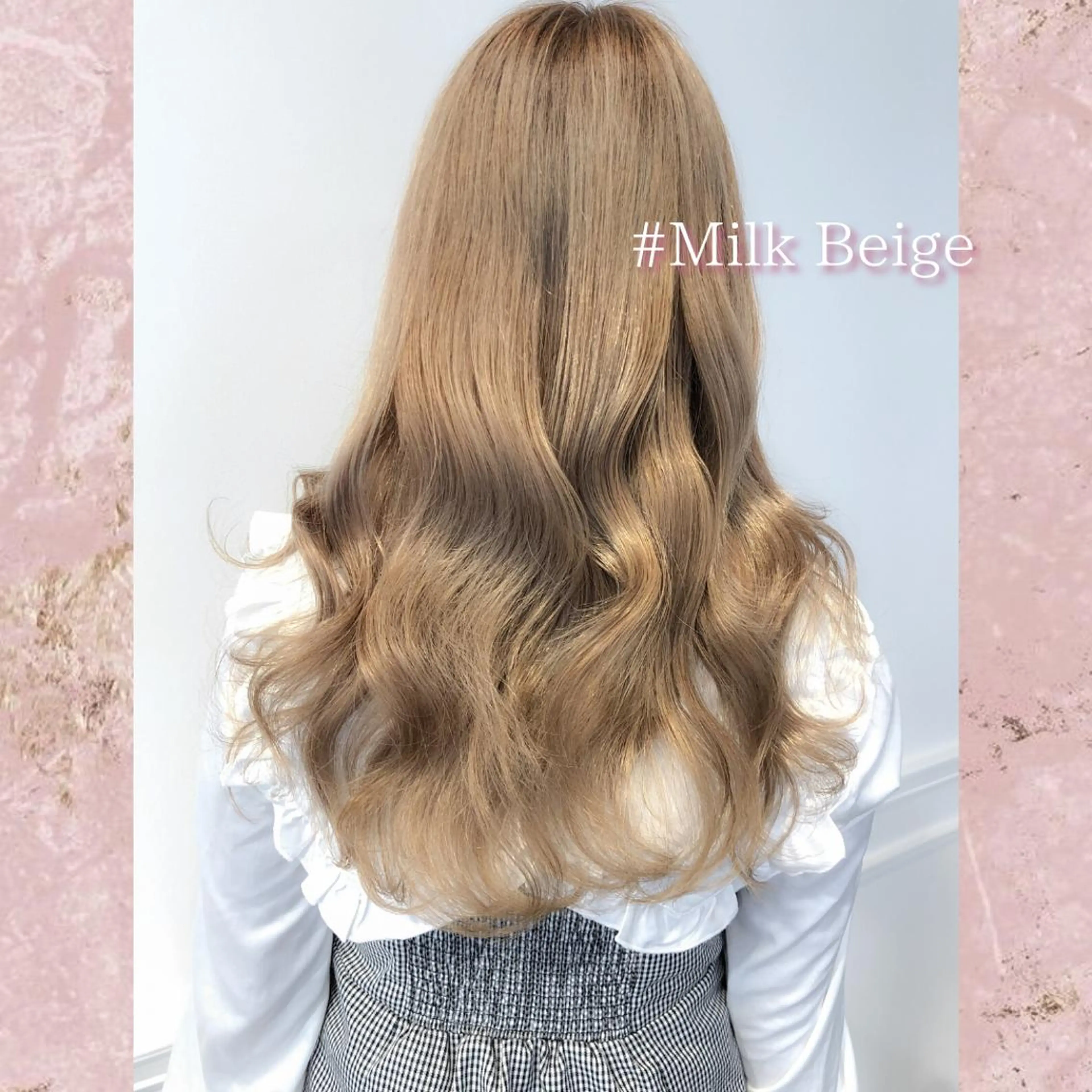 ロング カラー ブリーチ ヘアカラー miyu /トレンド カラー×艶髪のヘアスタイル