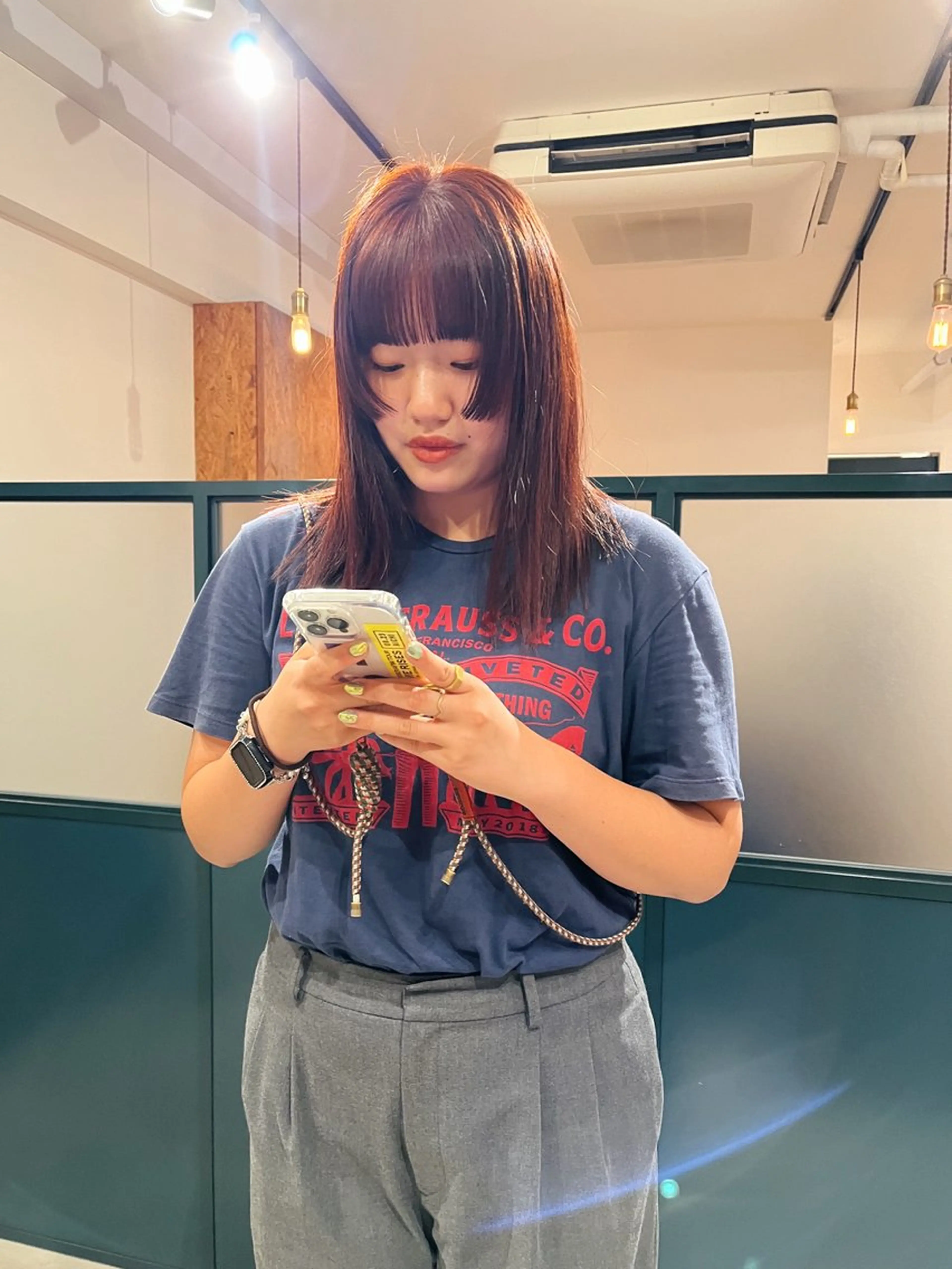 カラー 暖色/パーマ 🌼クニトウメイのヘアスタイル