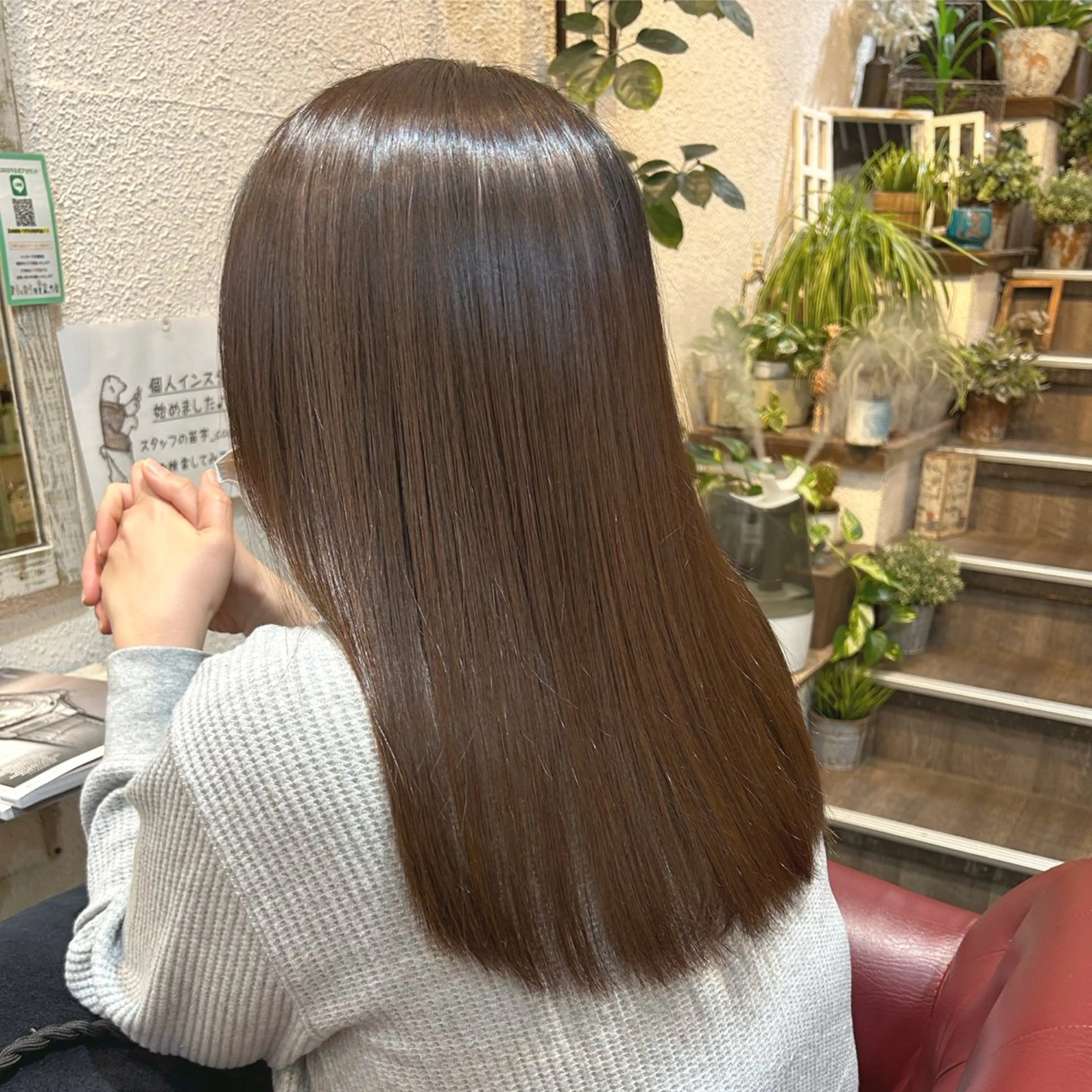 カット＋カラー✨紹介補足説明をご覧ください。髪の毛の長さによってお値段が上がります。の写真