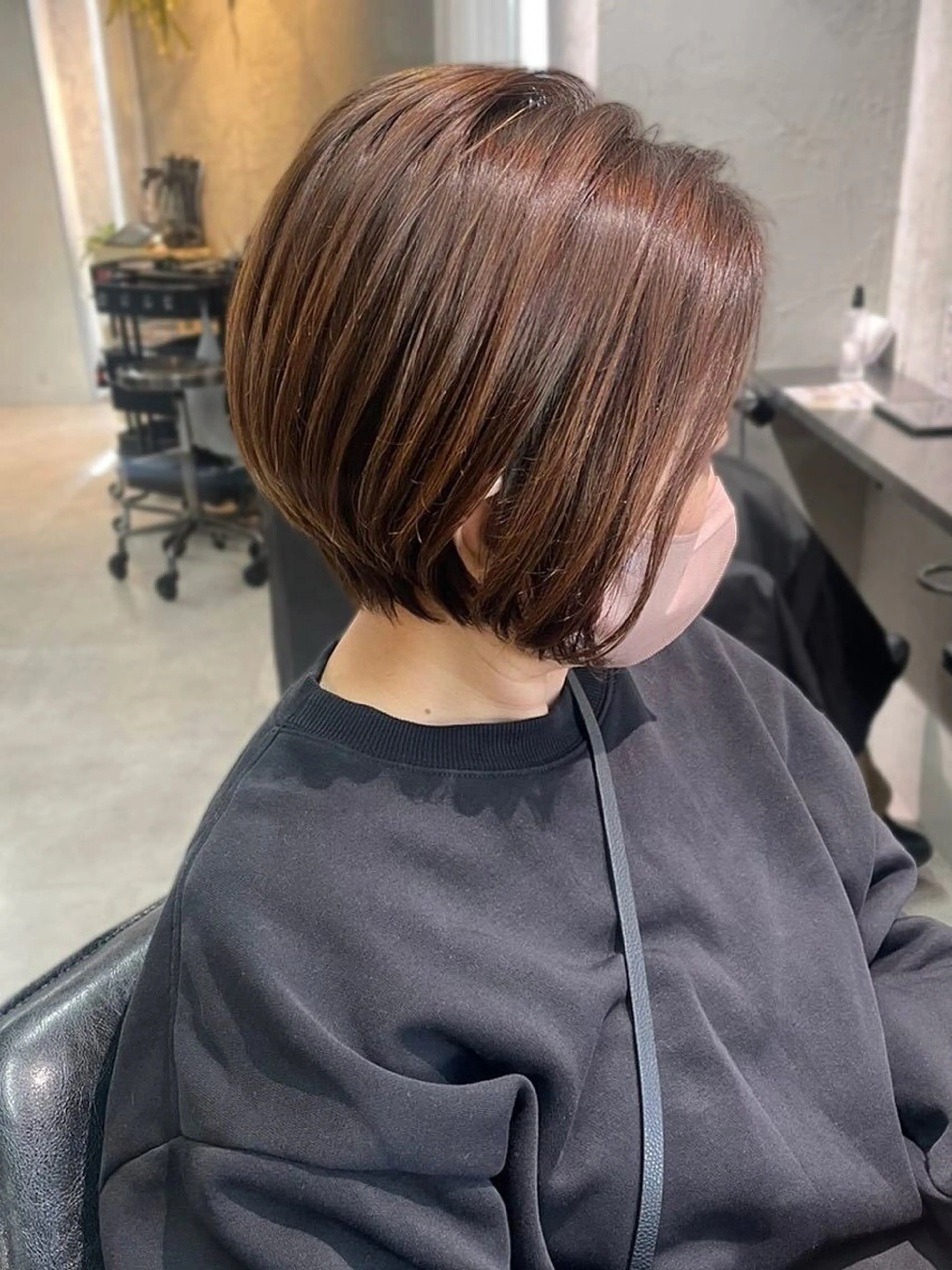 ショート カラー ハイライトカラー ハイライト 髪質改善 ショートヘア カット ヘアカラー トリートメント 内藤　宏紀 tidasmileのヘアスタイル