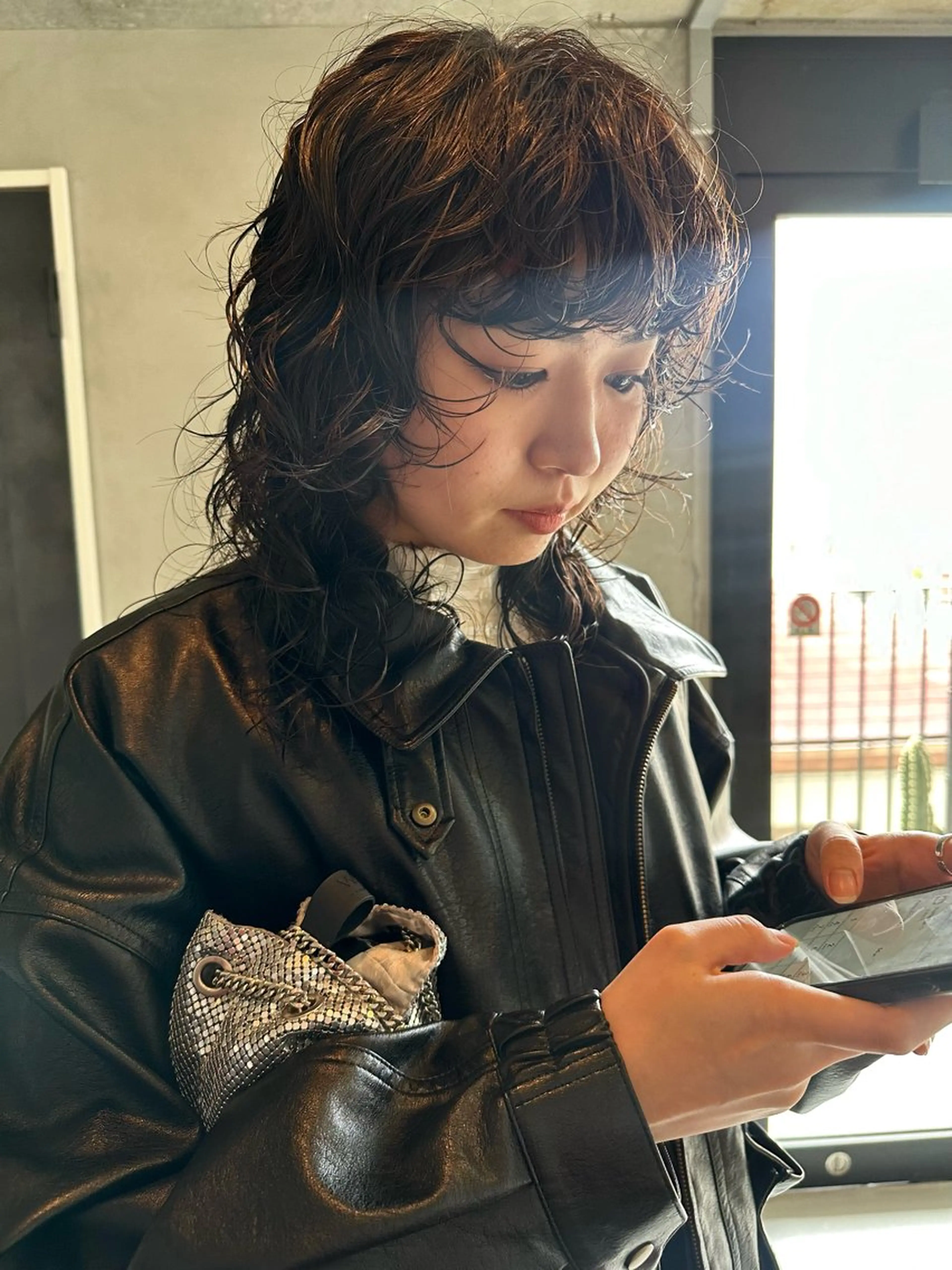 ミディアム カラー パーマ カット ヘアカラー パーマ トリートメント 斎藤祐樹 /レイヤー/パーマのヘアスタイル