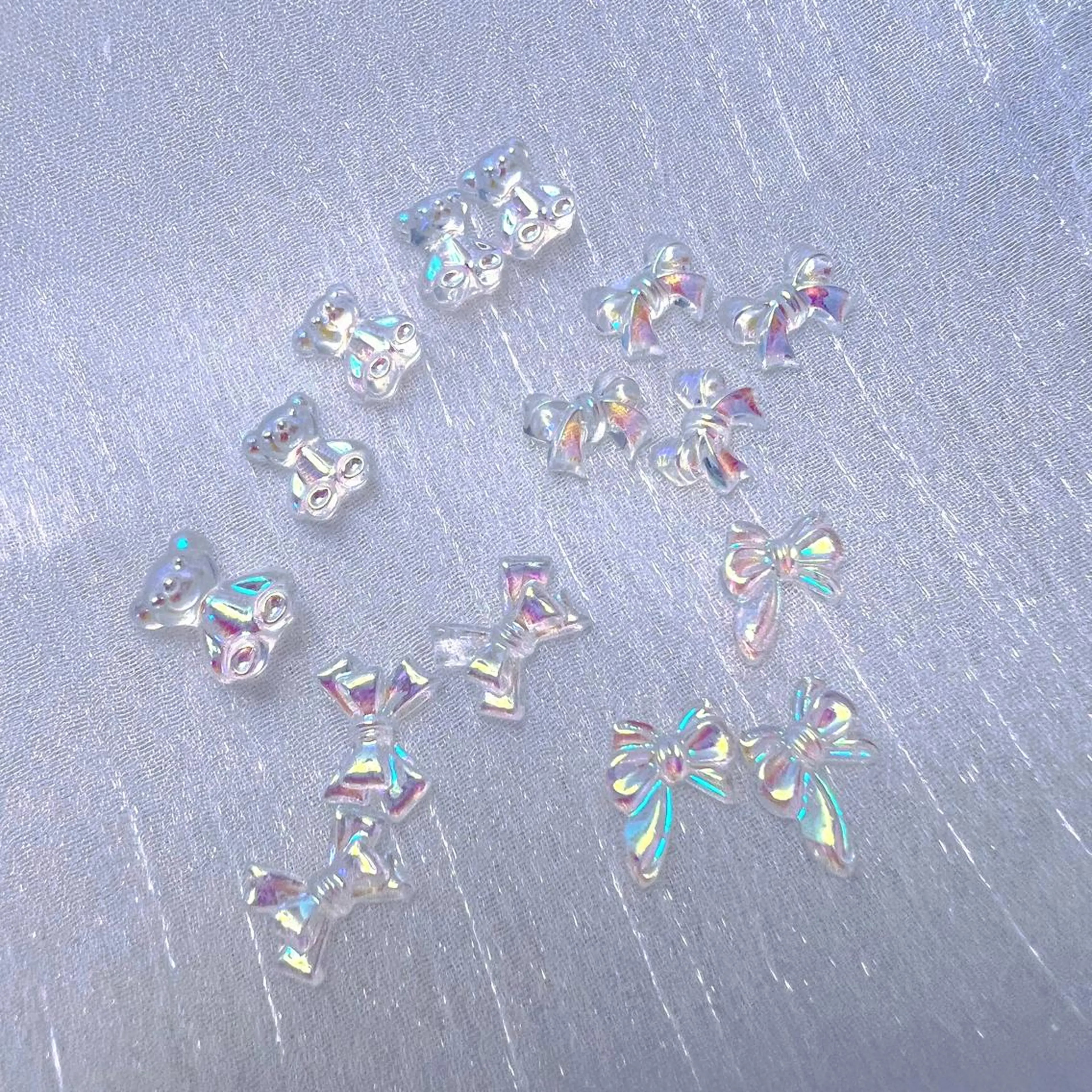 ネイル オーロラネイル フットネイル フレンチネイル ジェルネイル 韓国ネイル 【ENサロン】 Rei🎀Nailのネイルデザイン