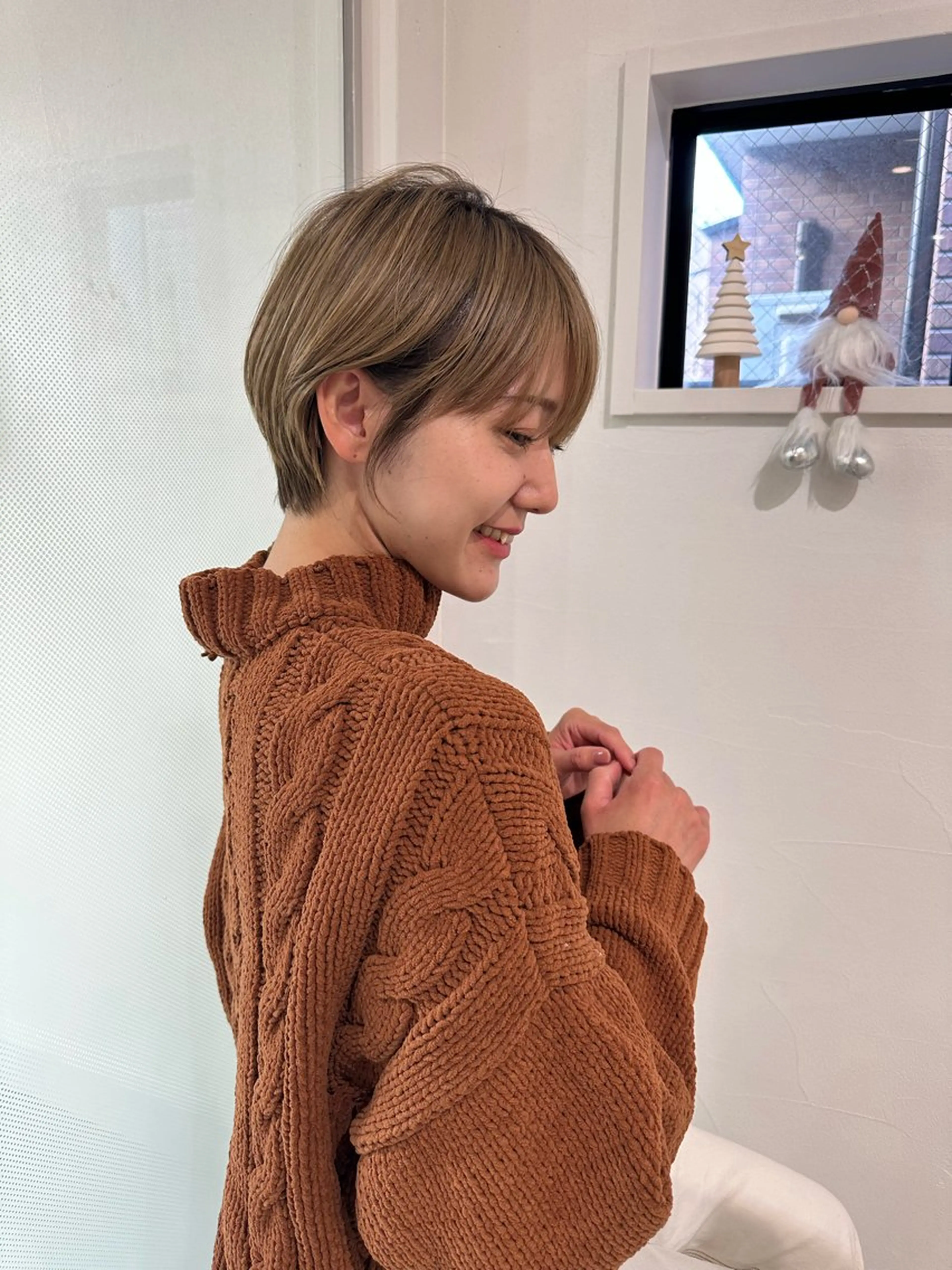 ショート ショートヘア カット ヘアカラー トリートメント ヘッドスパ taiga レイヤー /髪質改善/矯正🌈のヘアスタイル