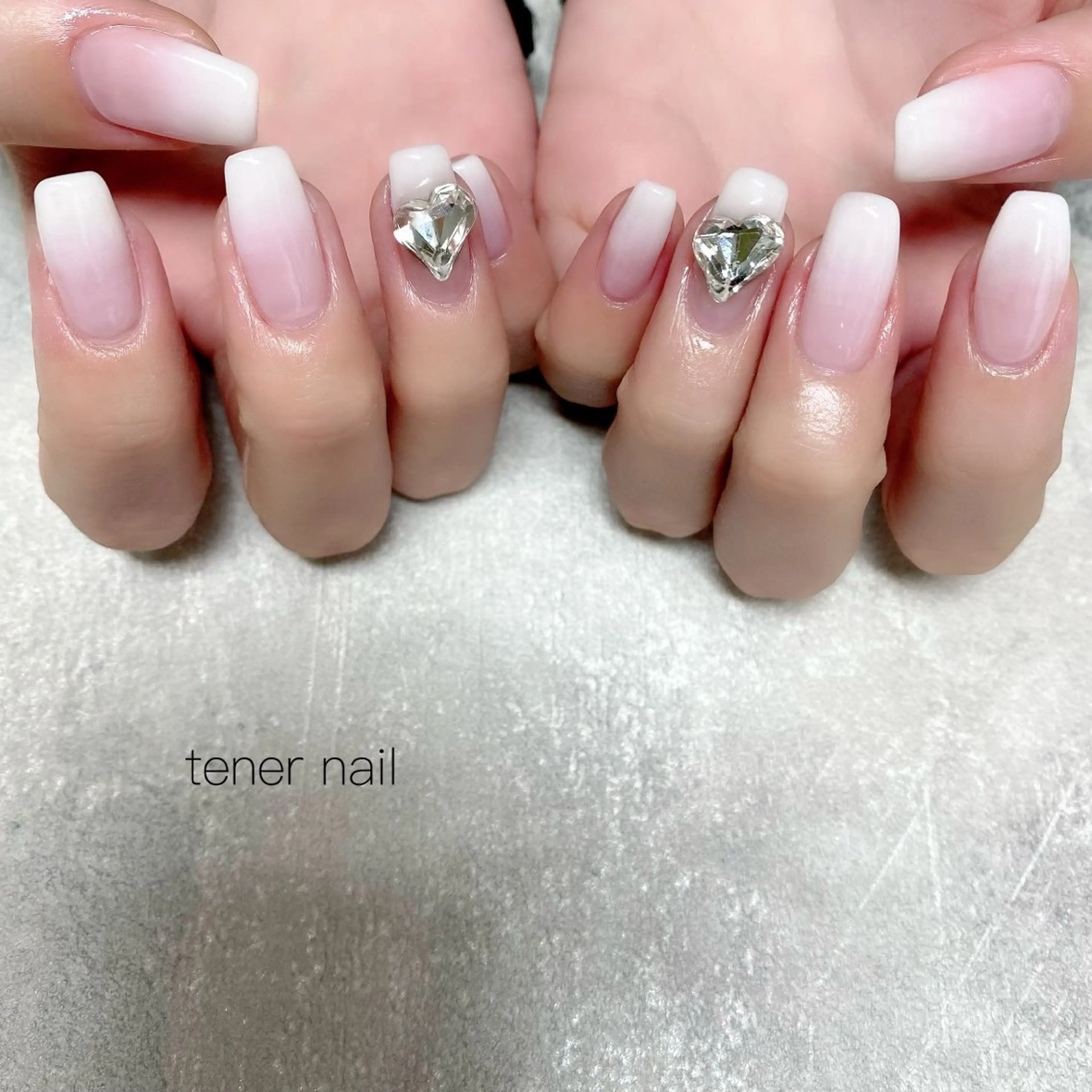 ネイル ハート ハンドネイル テネルネイル tener nailのネイルデザイン
