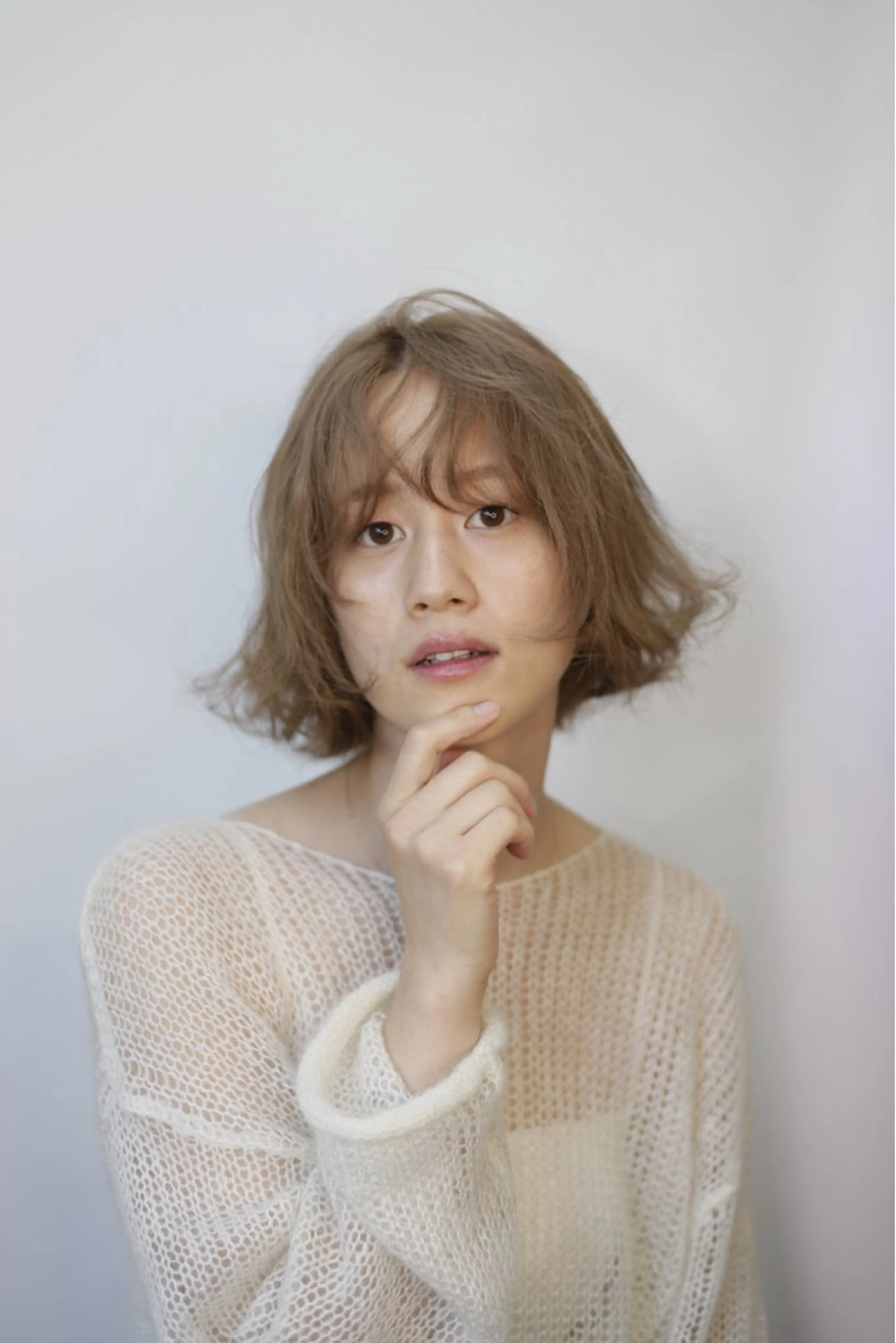 ショート カラー ボブ sola方南町所属・原一真/ 外国人ショートヘアのヘアスタイル