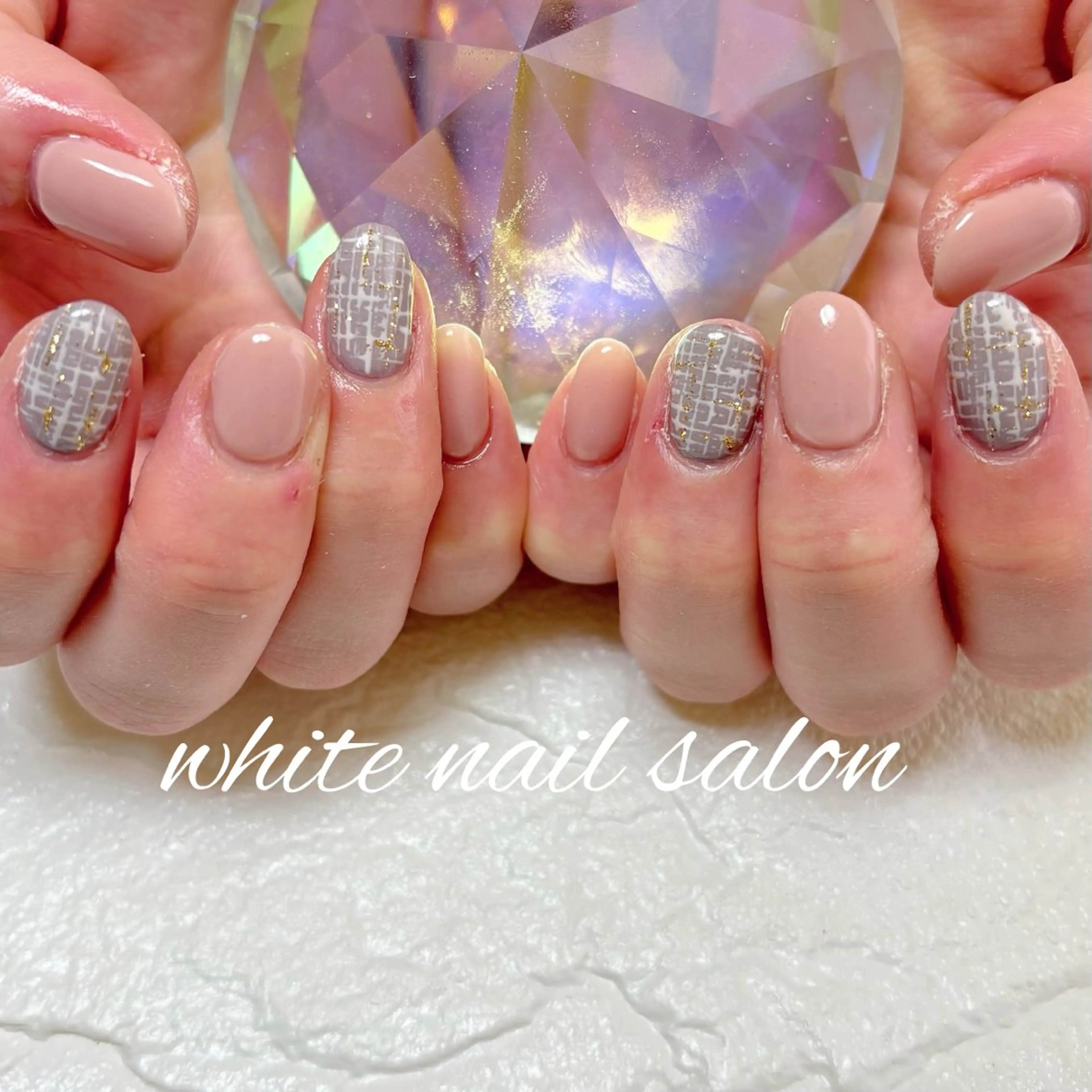 ネイル フットネイル ハンドネイル white nail salonのネイルデザイン