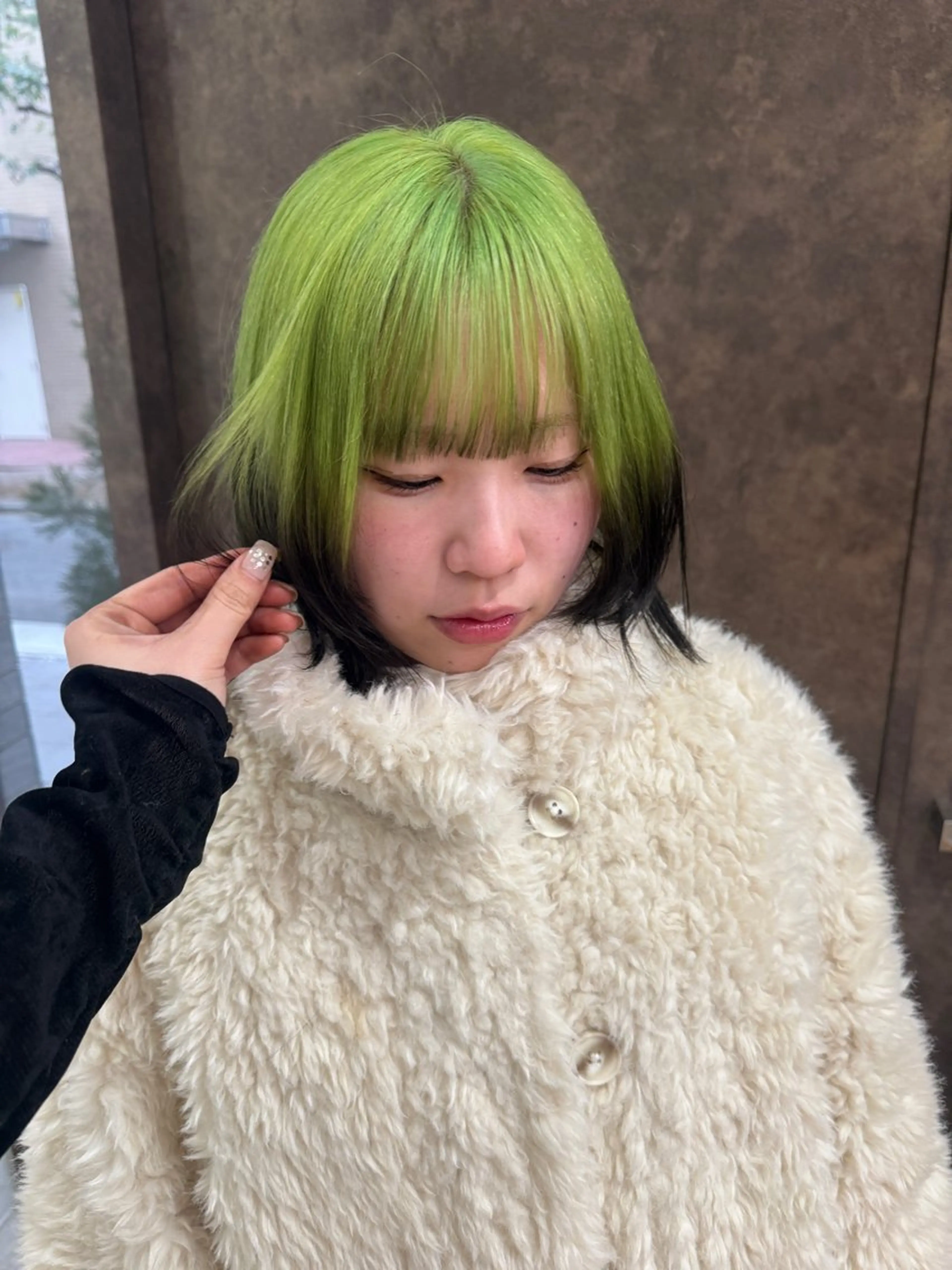 ミディアム ヘアカラー 似合わせスタイル☁️ 堀内志茉🍀のヘアスタイル