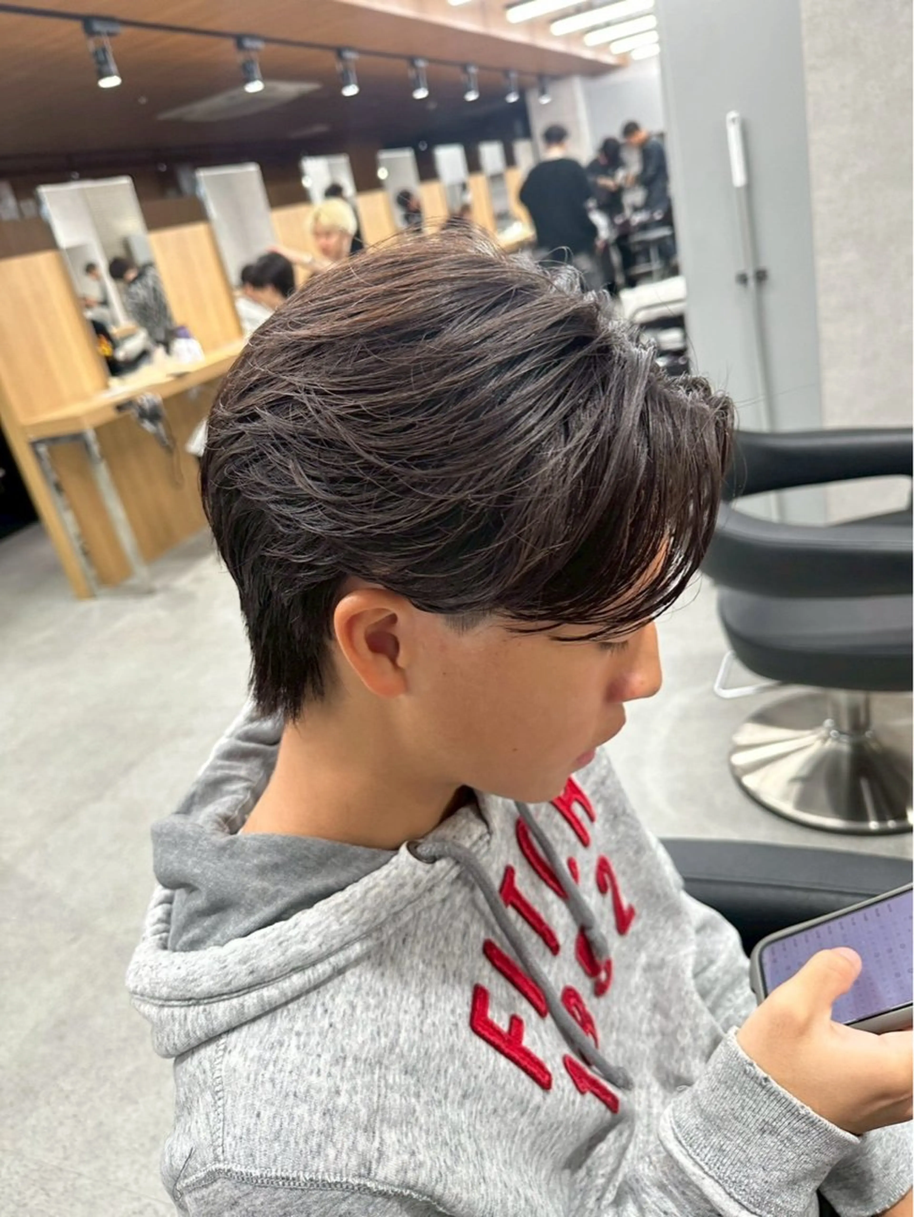 カラー パーマ 石井 昇陽のヘアスタイル