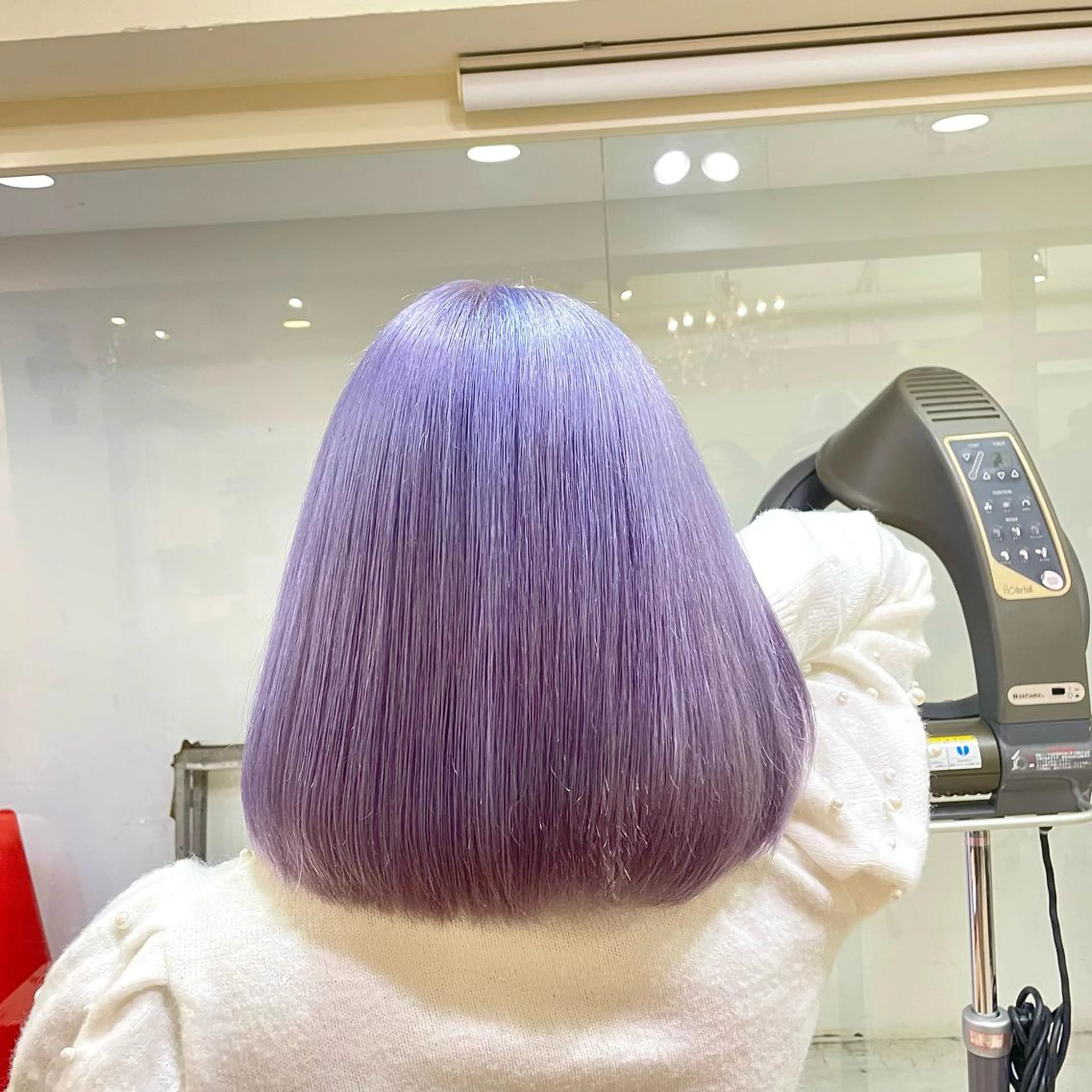 ショート カラー バイオレットカラー Hiroto／ インナーカラー／神戸のヘアスタイル