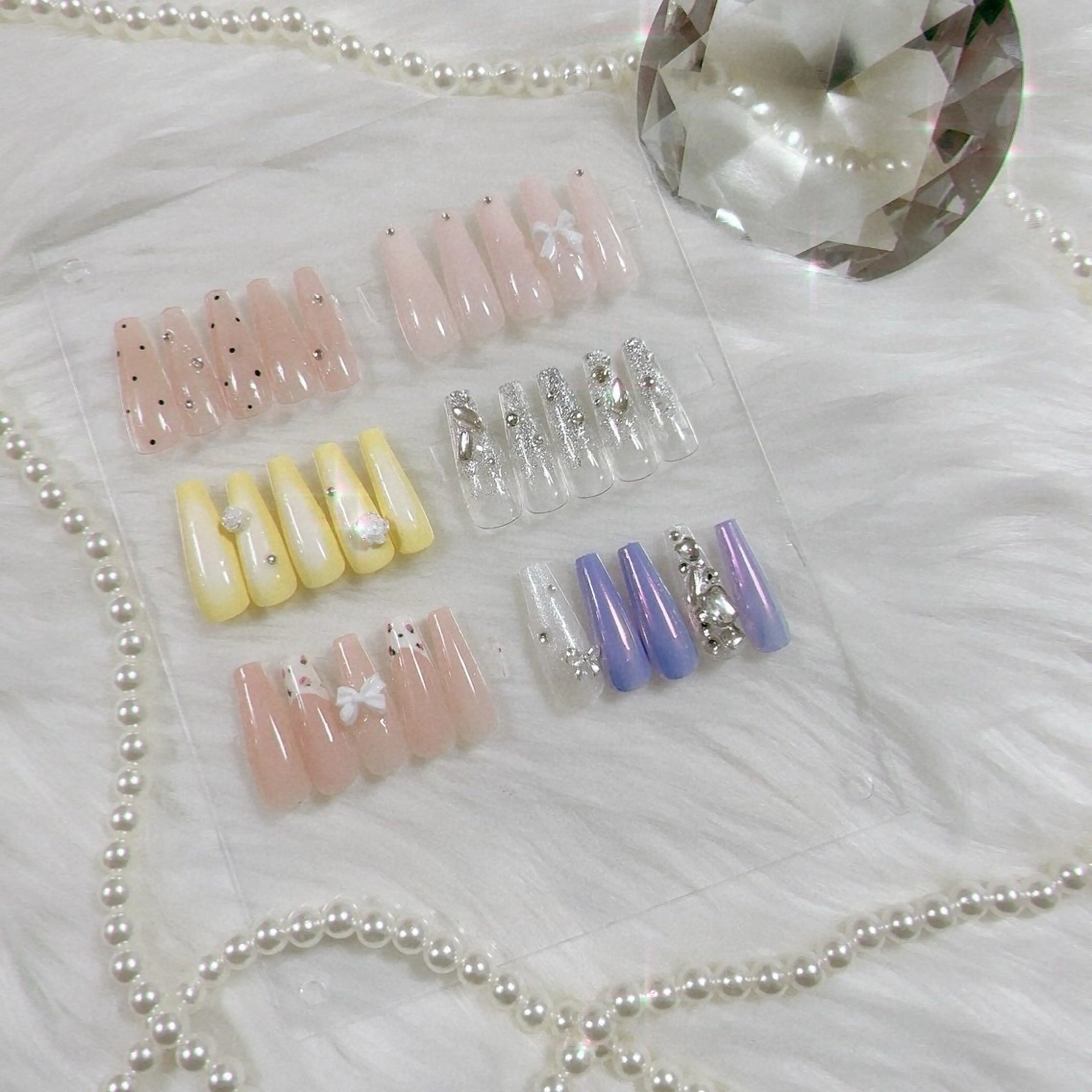 ネイル ロングネイル 佐藤 来夢のネイルデザイン