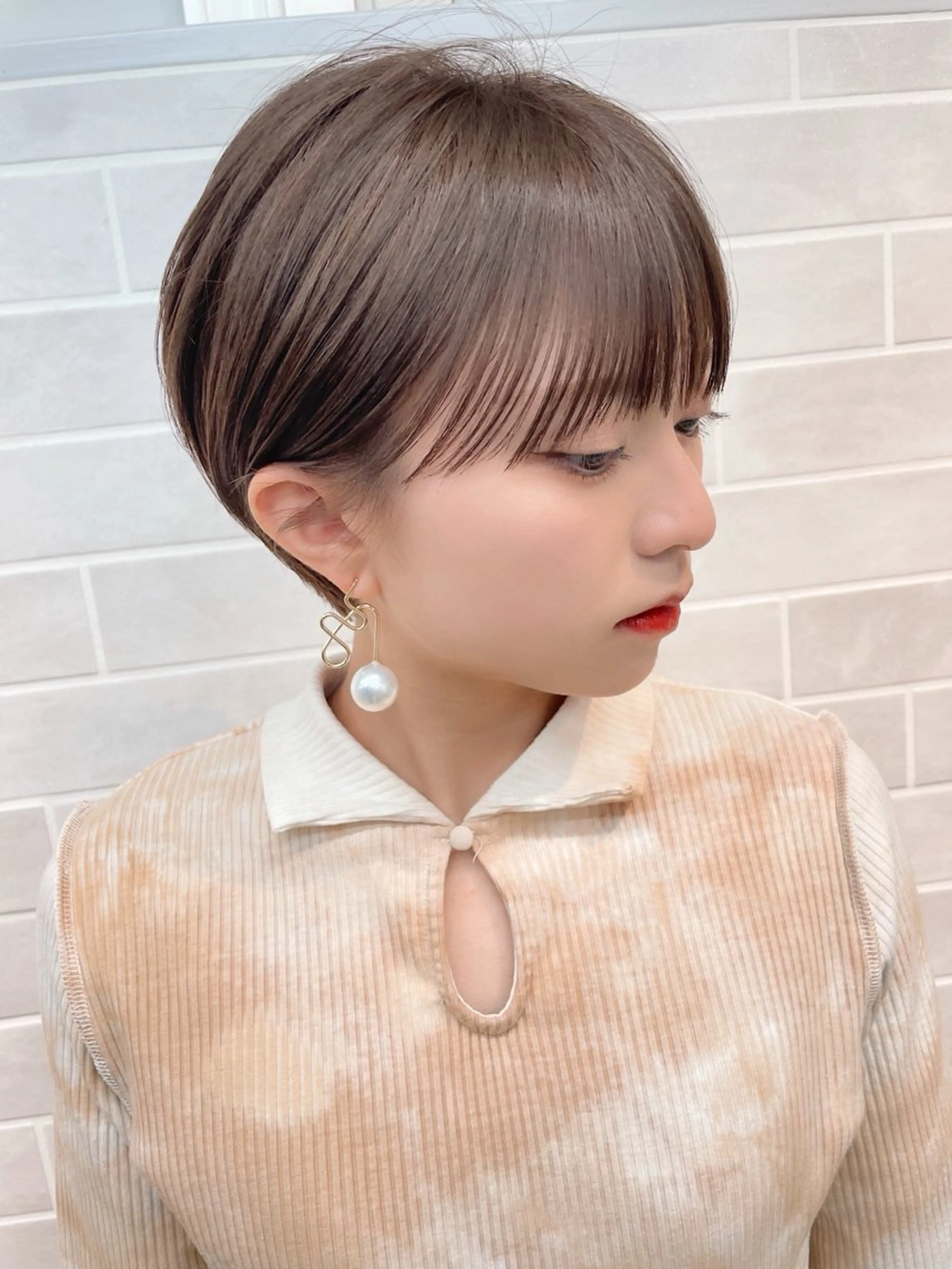 ショート sand所属・ゆい 似合わせカットのヘアスタイル