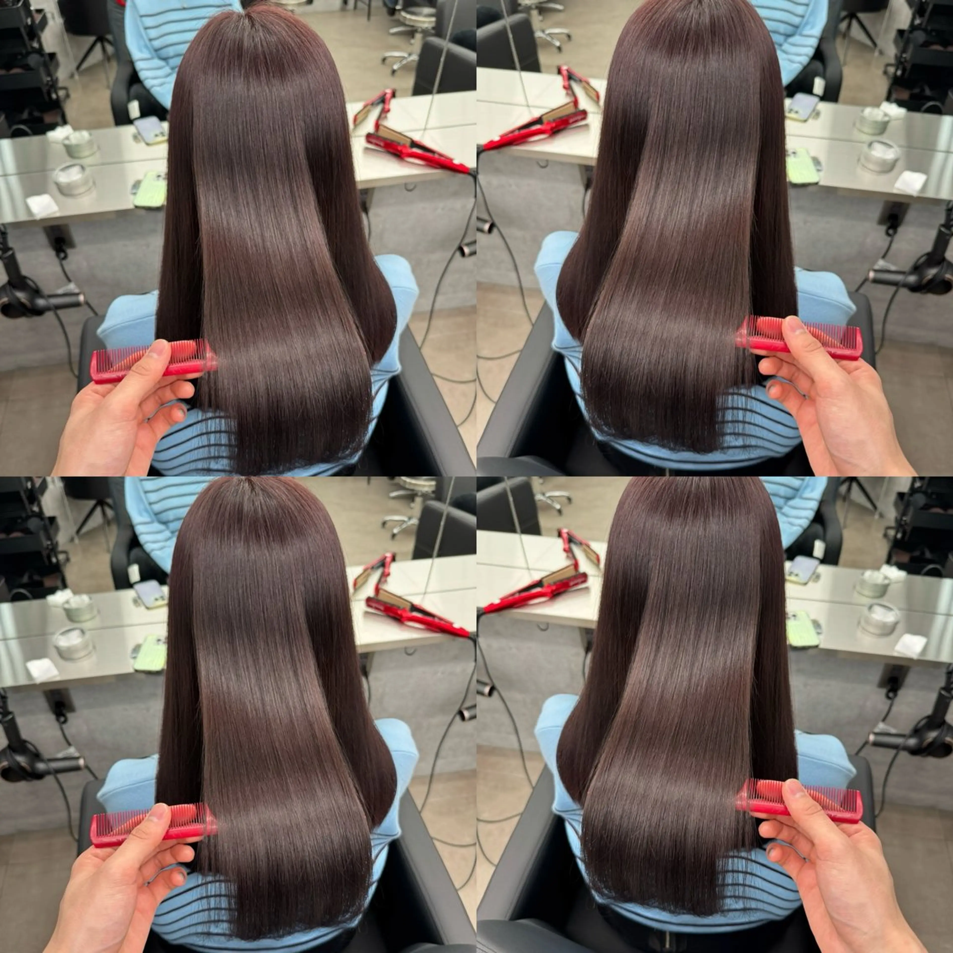 ロング カラー メルティカラー 髪質改善 ロング 似合わせカット 縮毛矯正 🌈代表 🌈macotoのヘアスタイル