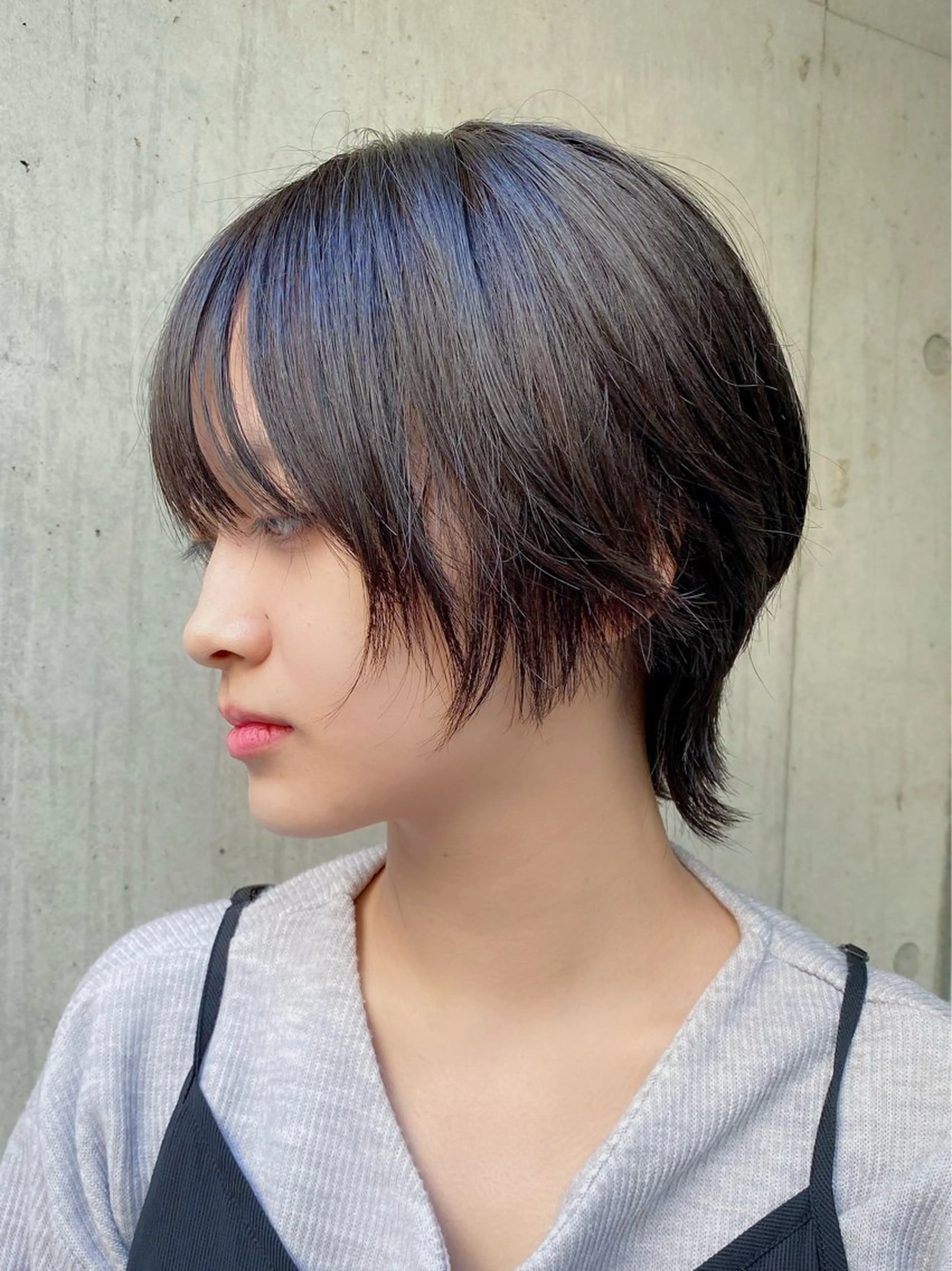 ショート カラー カット ヘアカラー トリートメント 似合わせレイヤー/ ニュアンスパーマ高倉のヘアスタイル