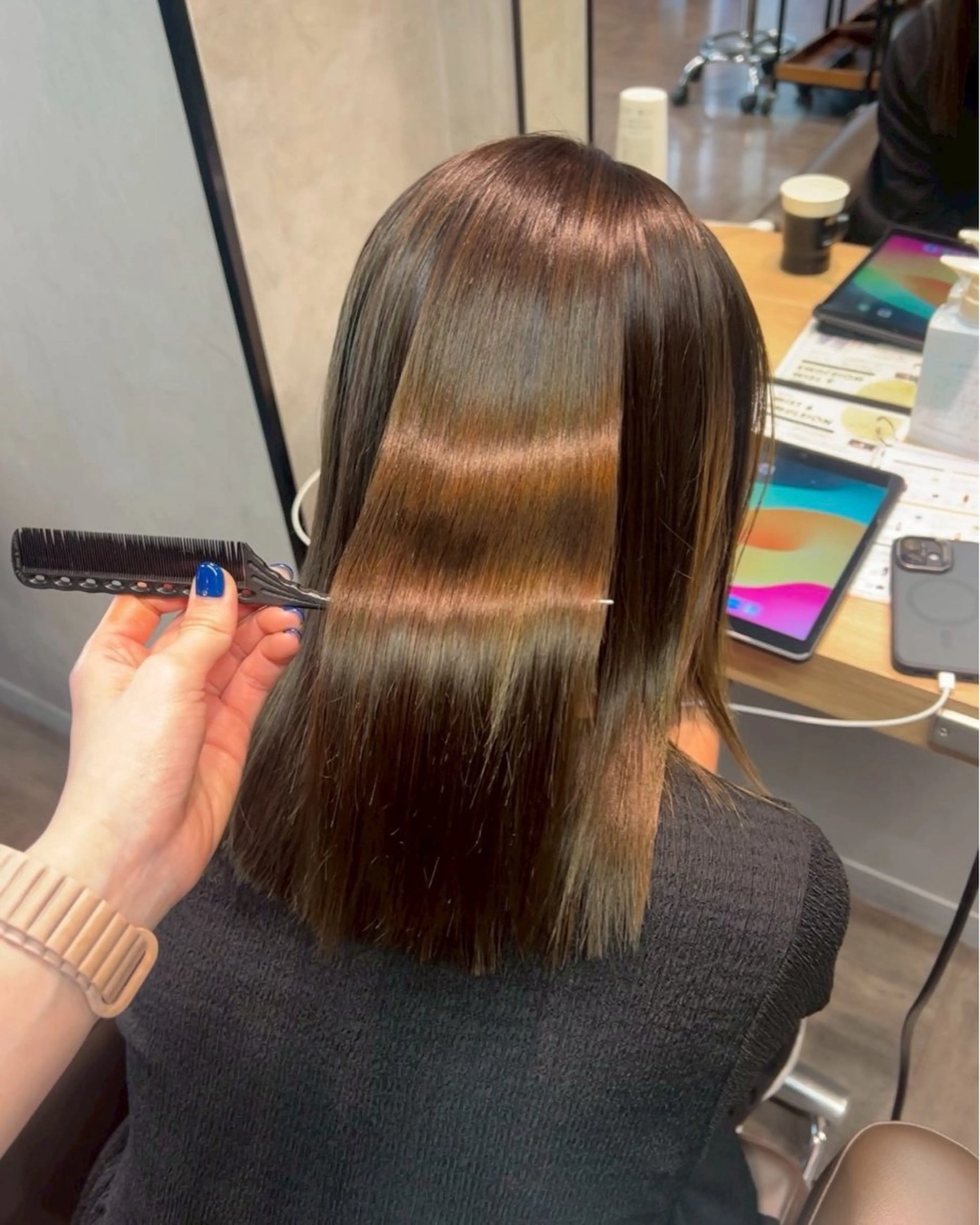 ワンカラー🩷➕ヘッドスパ💆🏻♀️🫧の写真