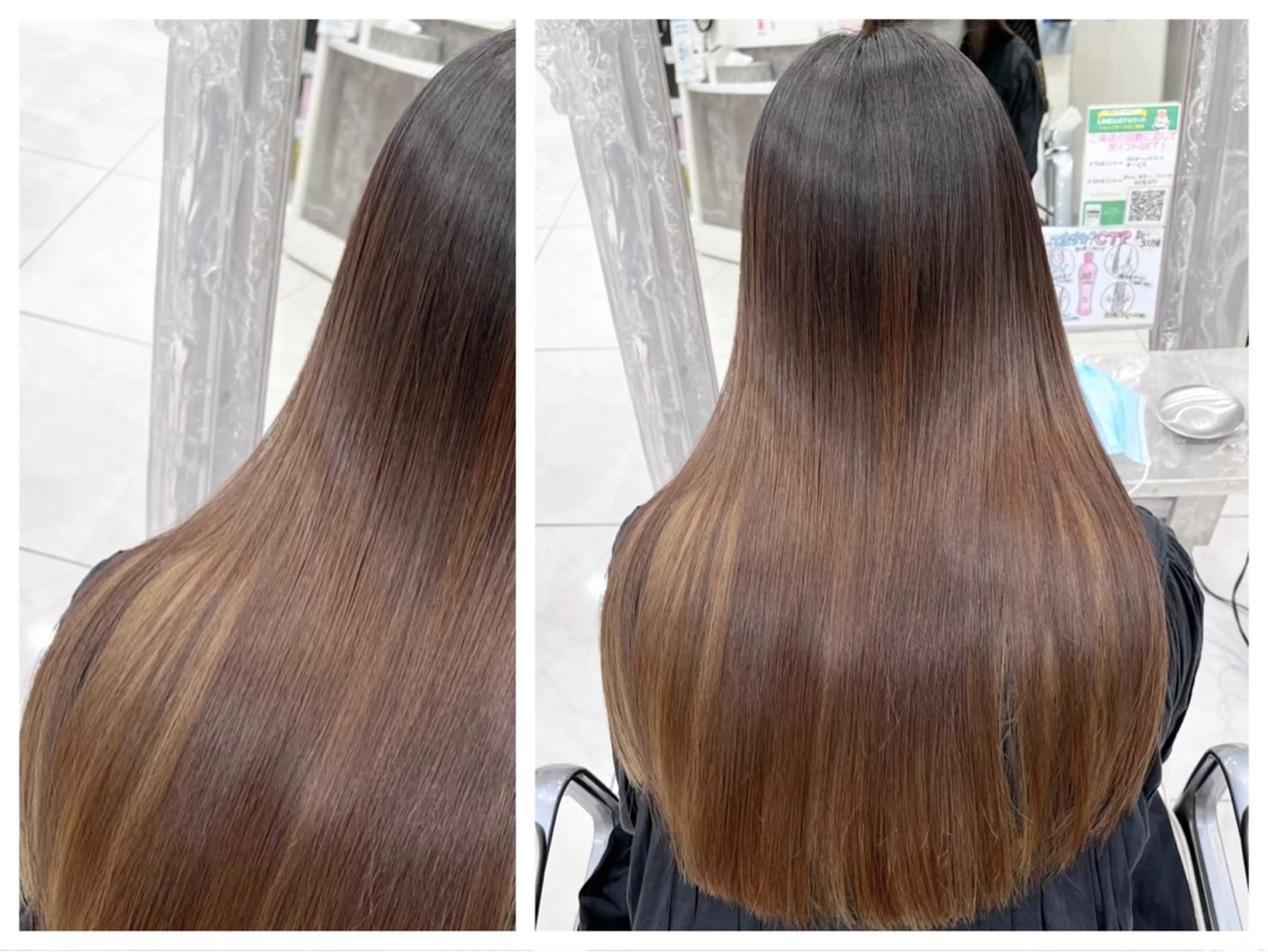 🐧極上ツヤツヤ縮毛矯正🐧カット＋低ダメージ酸性縮毛矯正＋トリートメントの写真