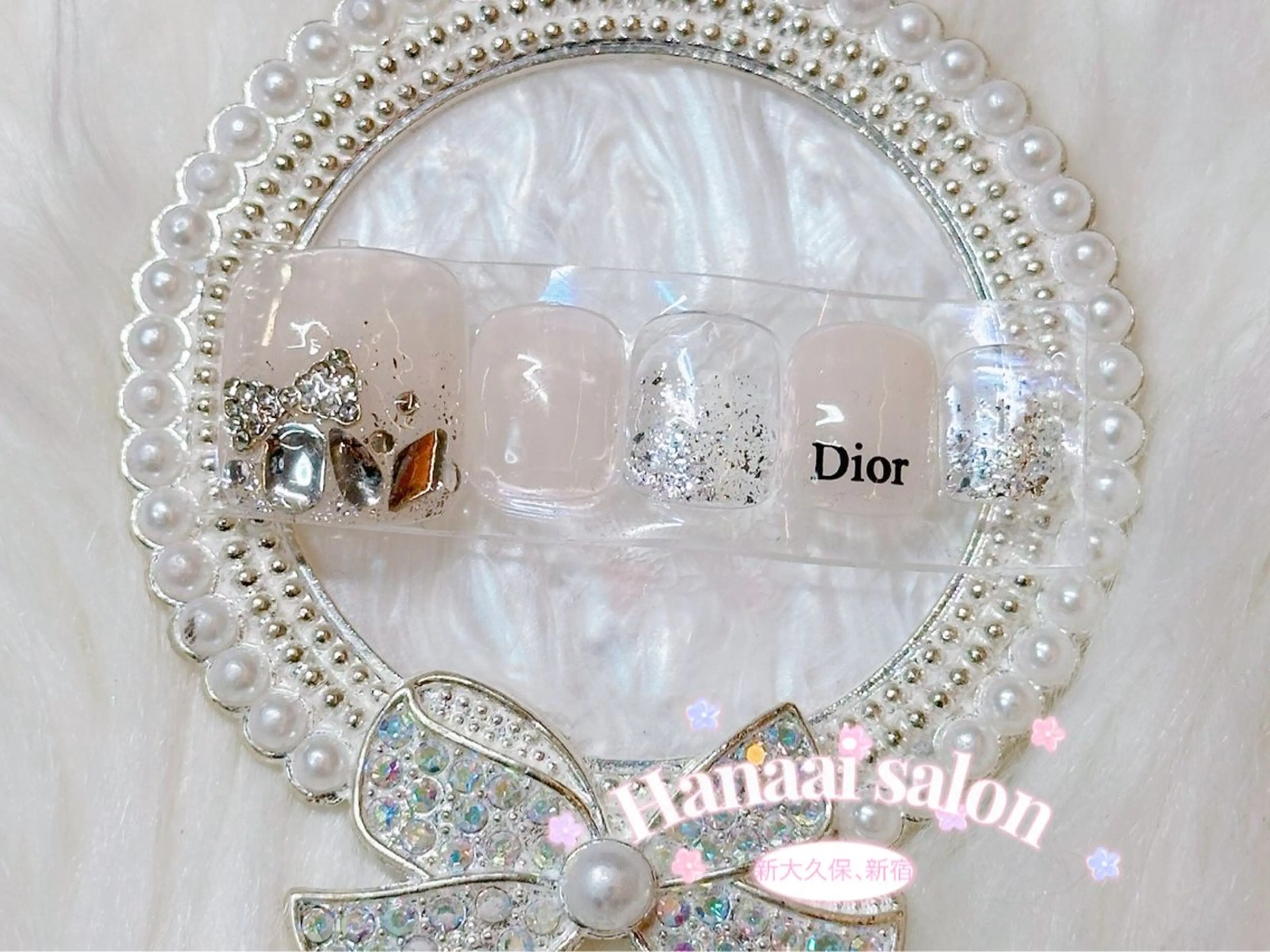 ショート ハンドネイル Hanaai salon あまねのネイルデザイン