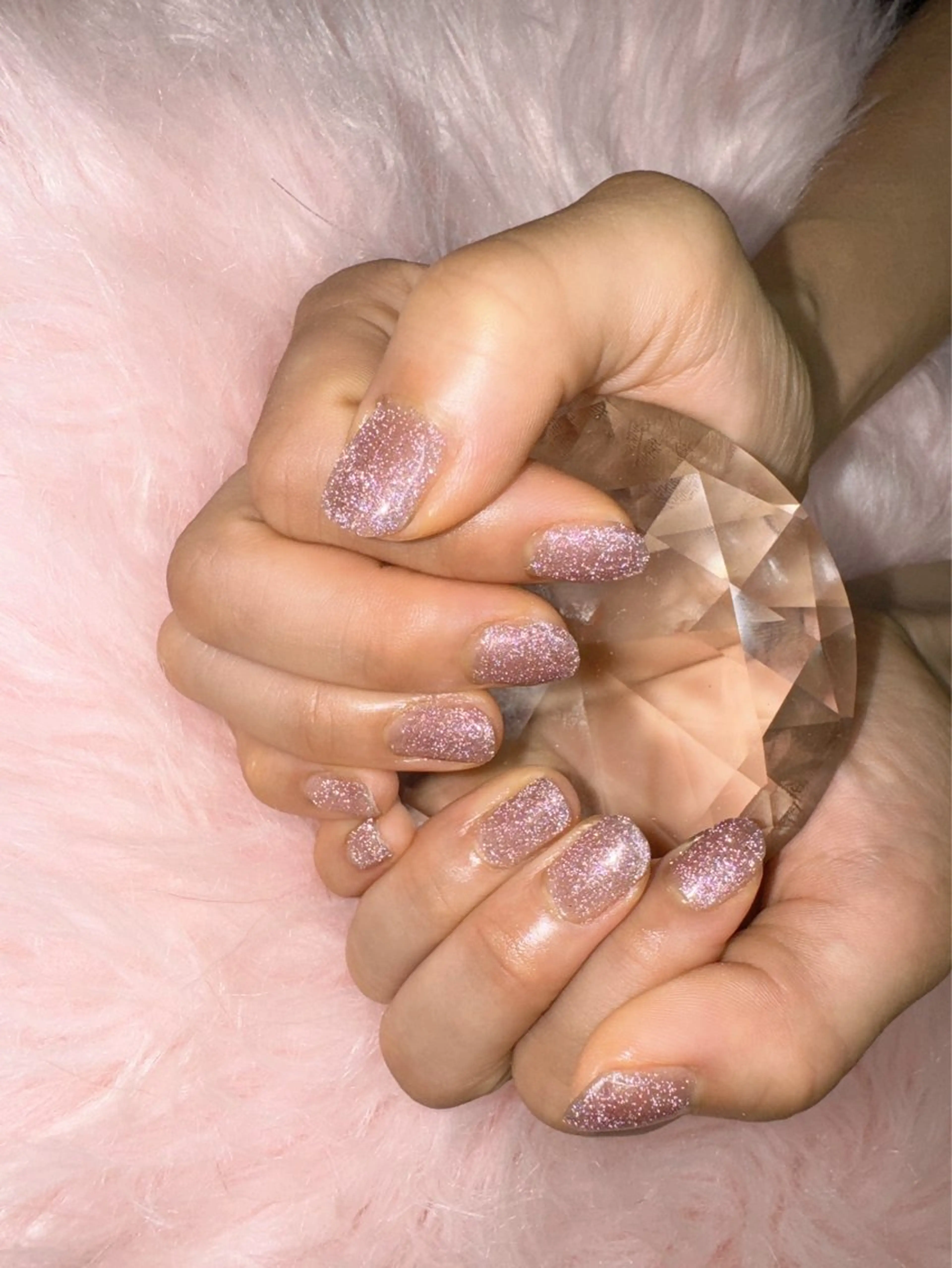 ネイル フラッシュネイル キラキラネイル ラメ(グリッター) マグネットネイル ハンドネイル ハンドケア クーペアセック あやののネイルデザイン