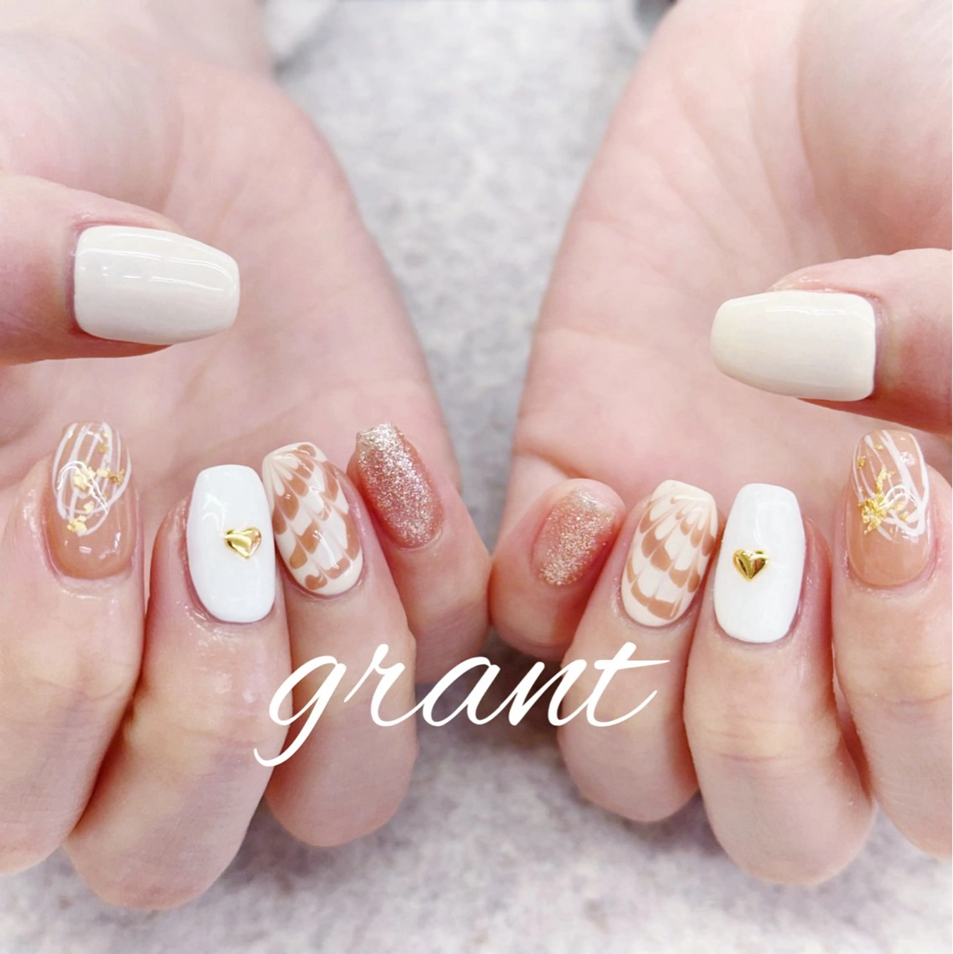 ネイル ハンドネイル nailsalon grantのネイルデザイン
