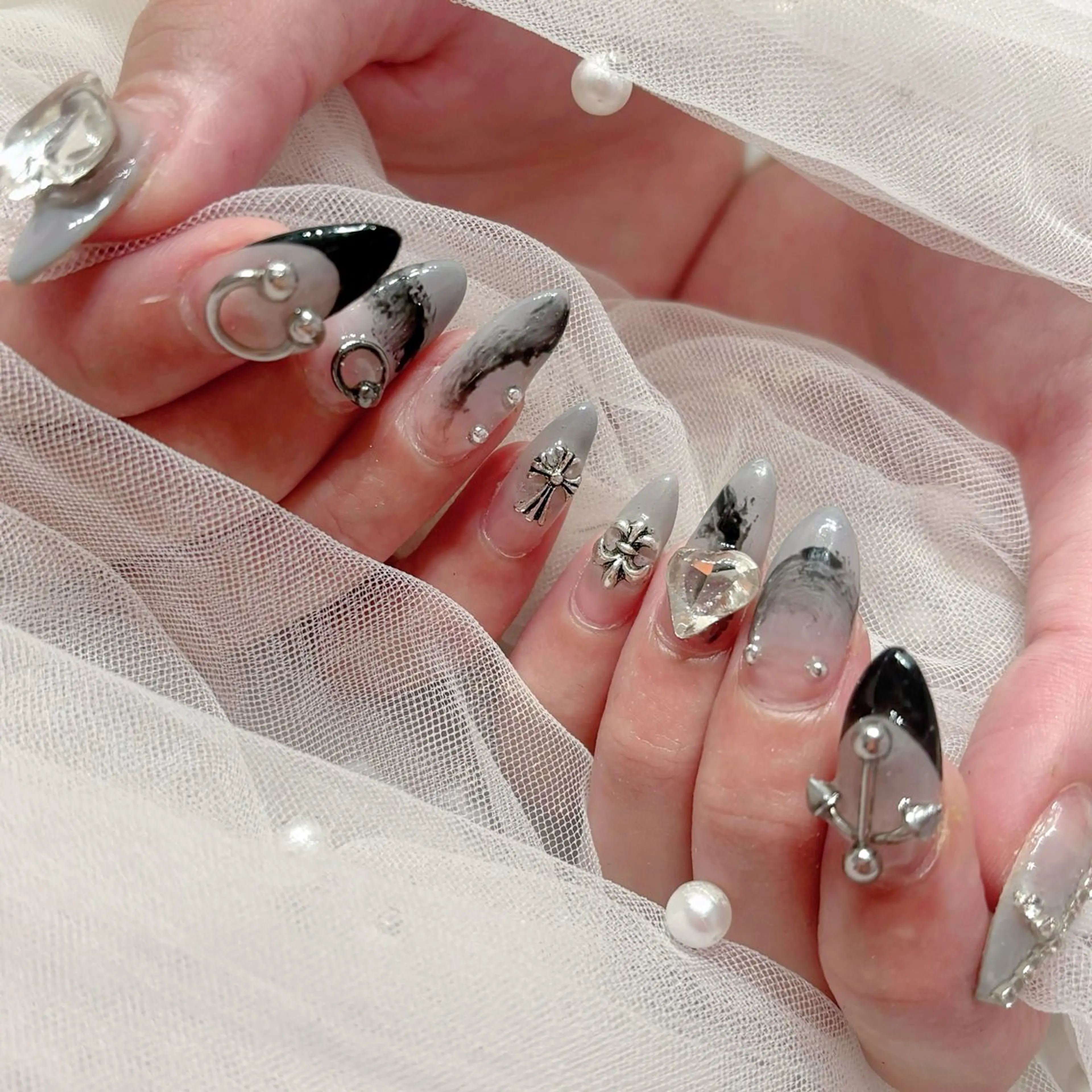 ネイル ハンドネイル あ きのネイルデザイン