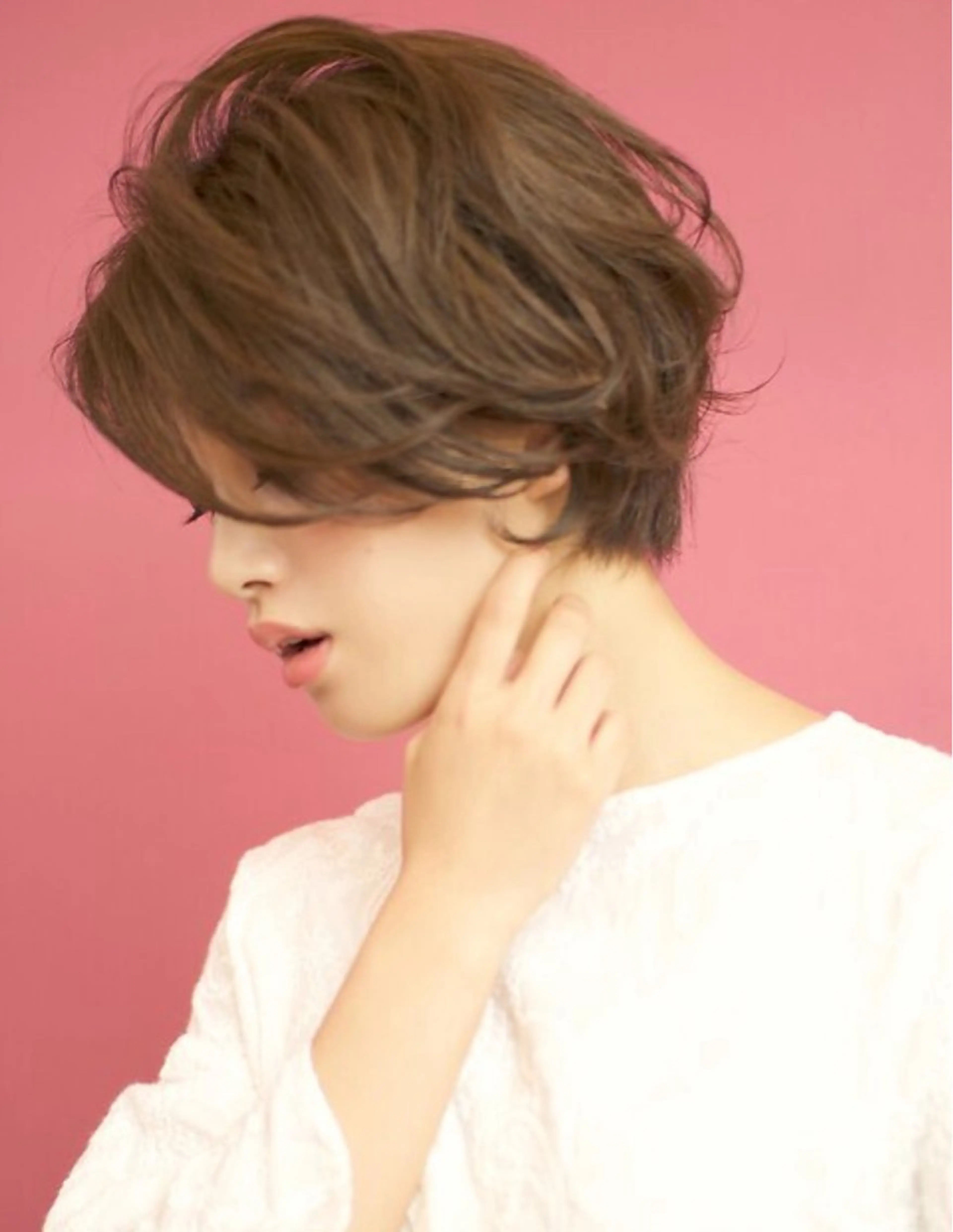ショート 白井 花穂のヘアスタイル