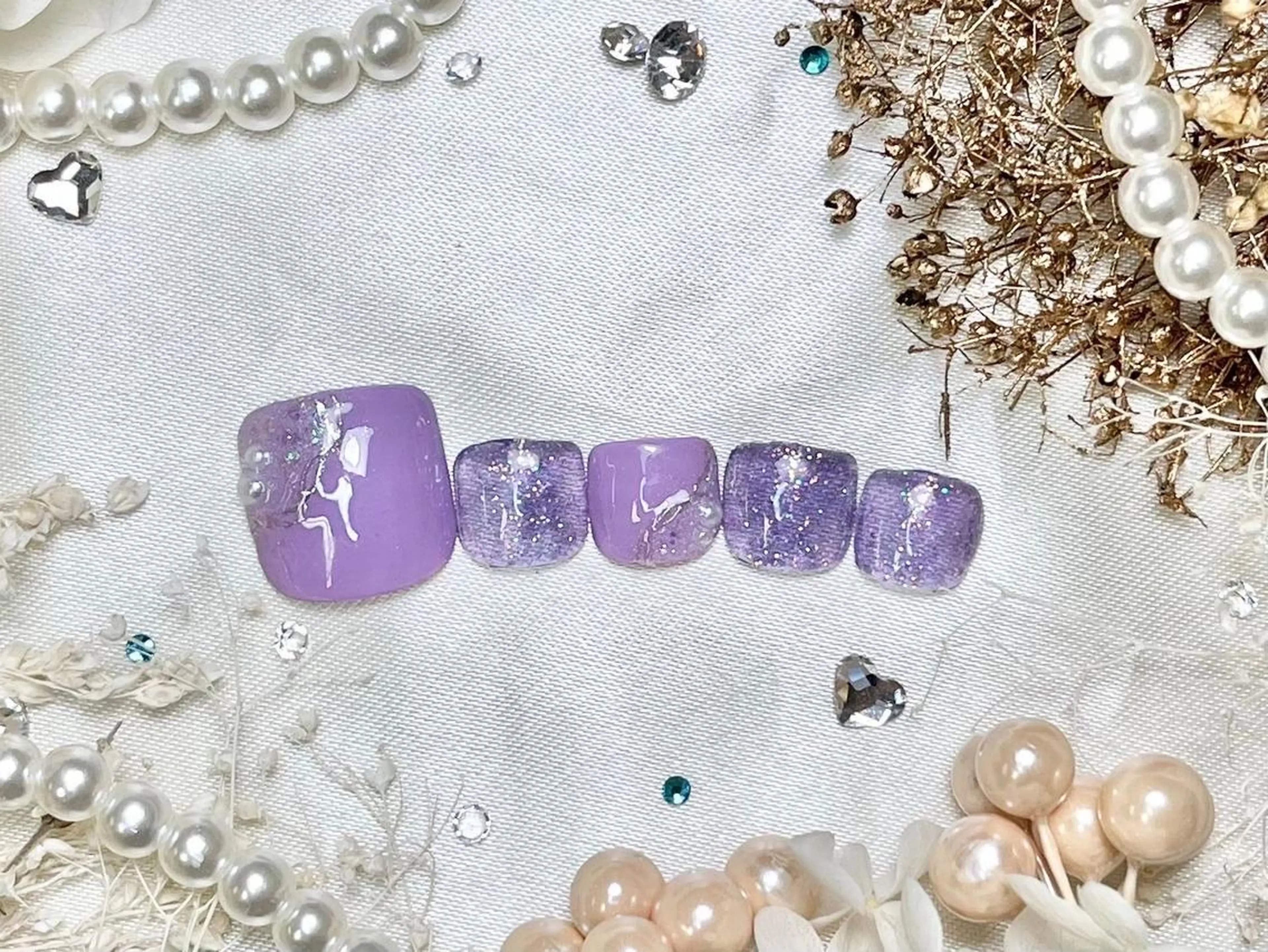 ネイル フットネイル miku ✼•nail •✼のネイルデザイン