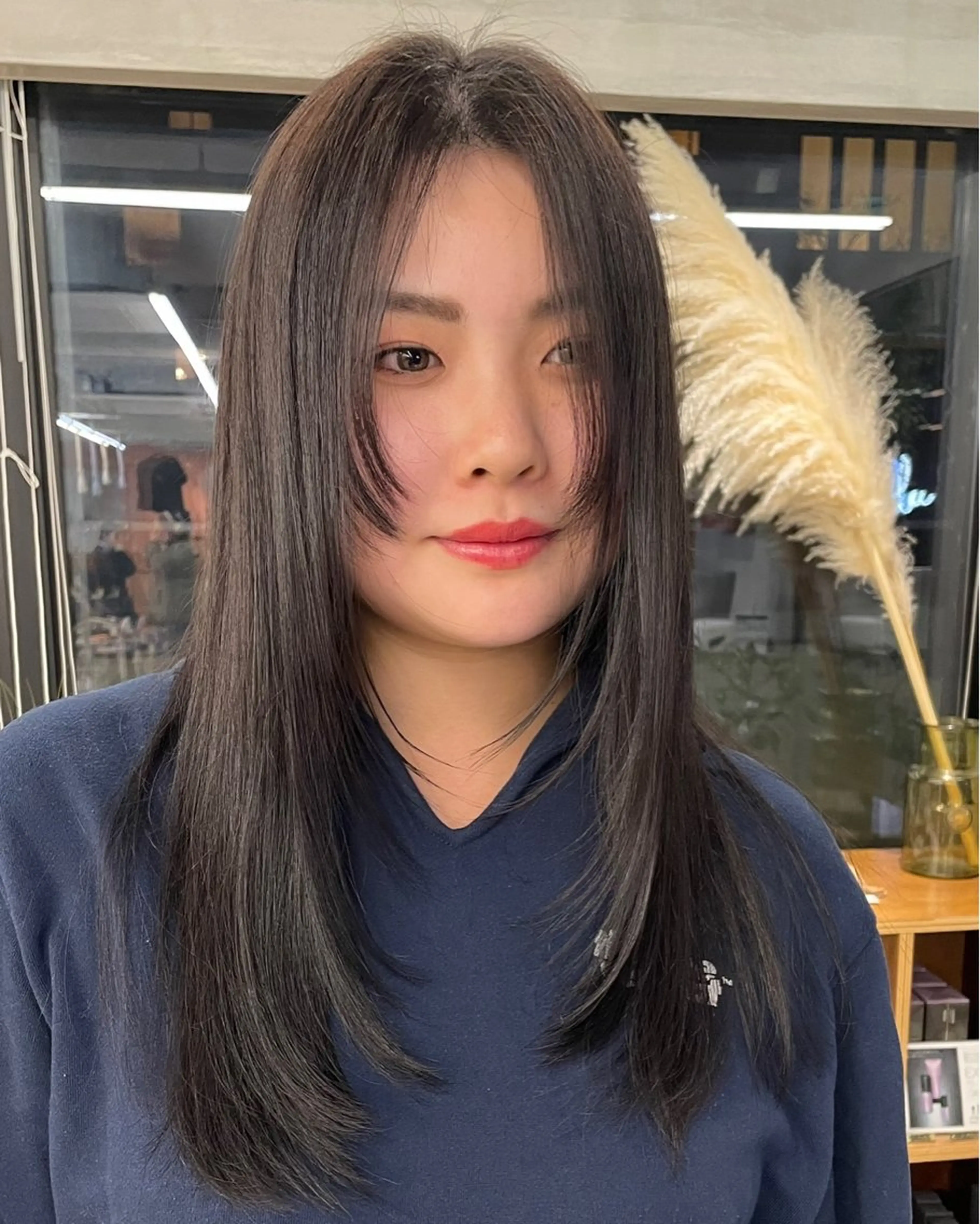 ロング カラー 顔周りカット 韓国風ヘア レイヤーカット 【メンズ特化】 イマダナツミのヘアスタイル