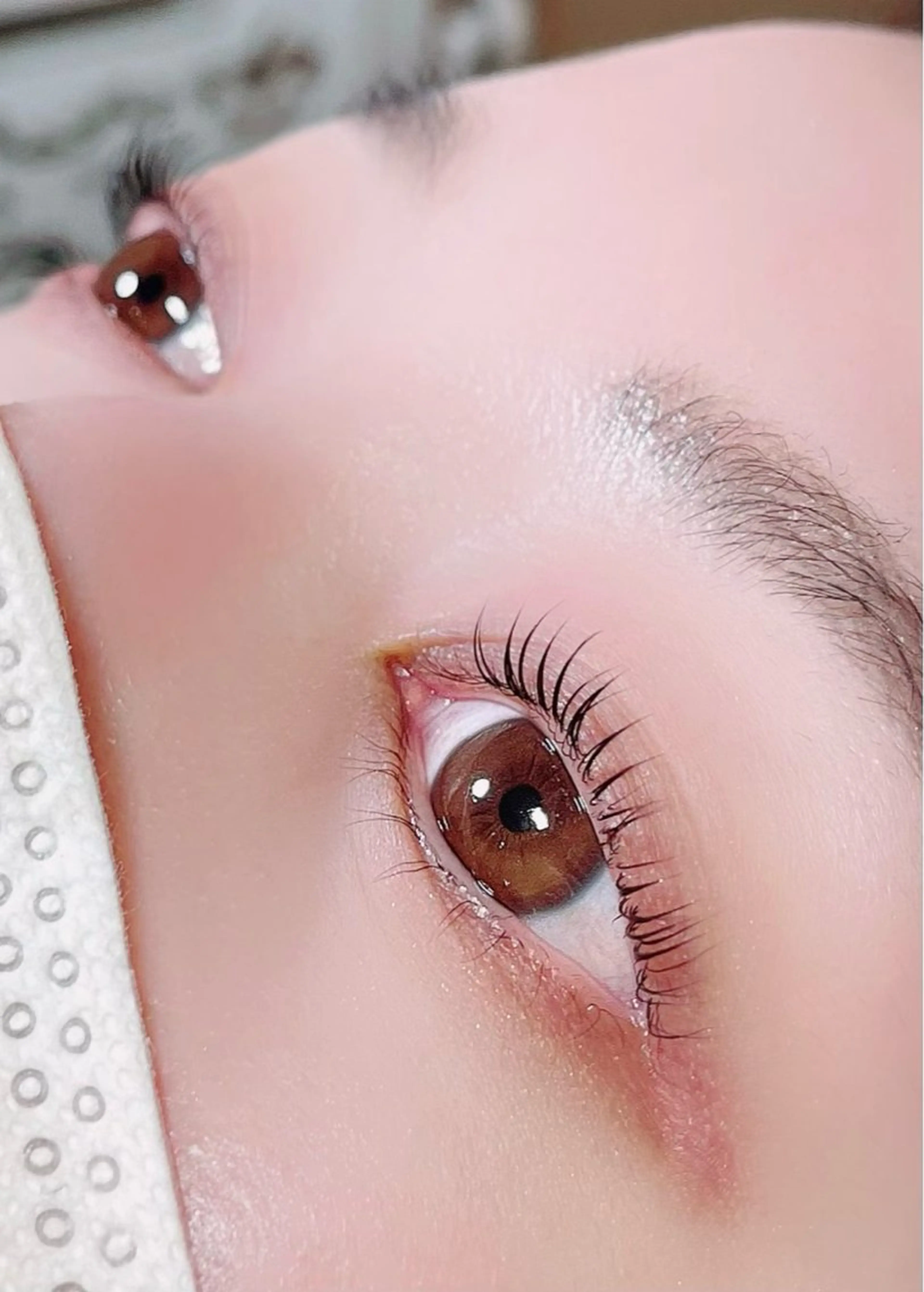 マツエク・マツパ フラットラッシュ パリジェンヌラッシュリフト まつげパーマ 一重×まつ毛パーマ ボリュームラッシュ マツパ Charme 五反田・不動前・目黒のマツエク・マツパデザイン