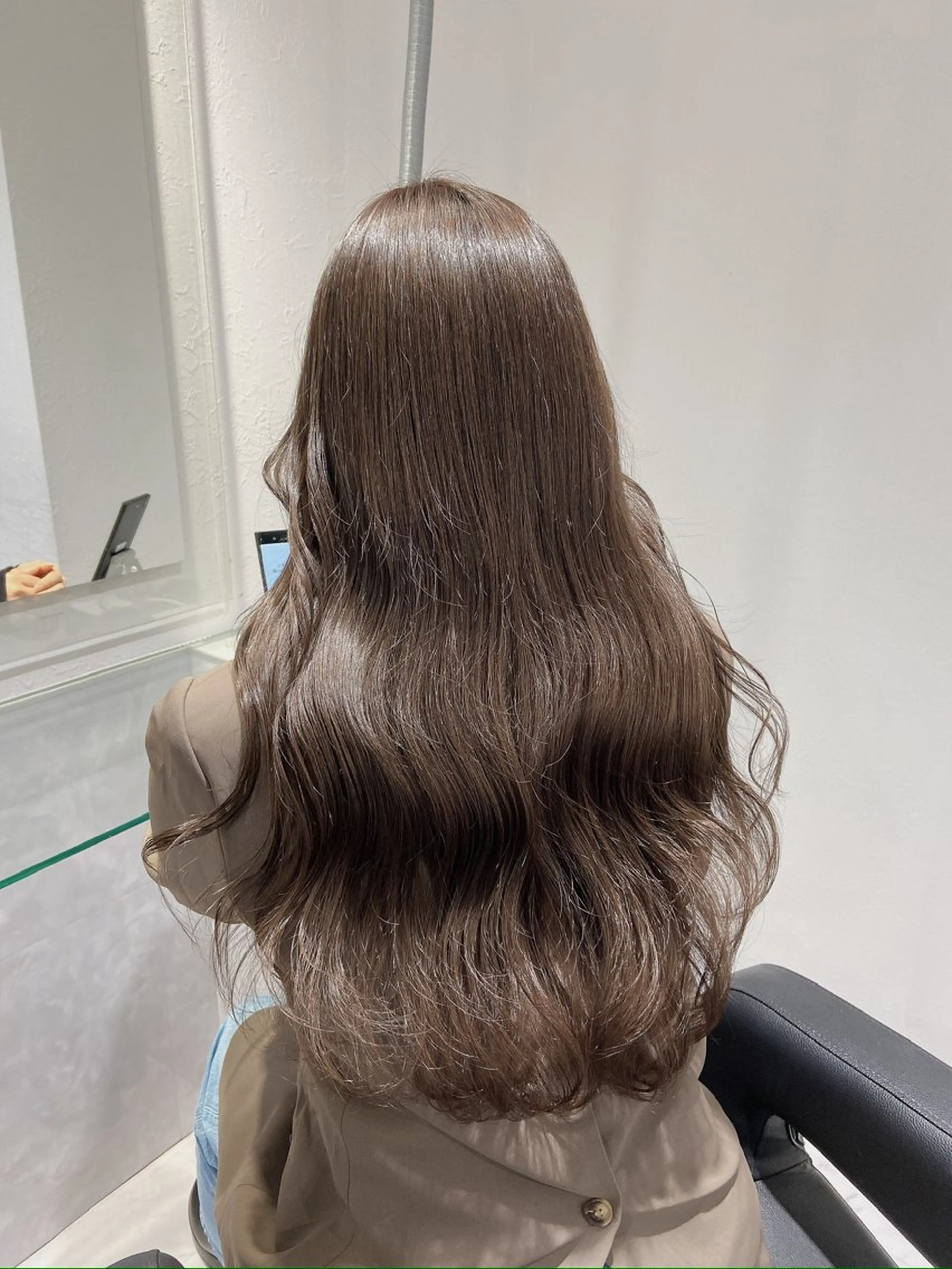 セミロング カラー メンズ ヘアカラー レイヤー✂︎赤み消し 髪質改善/井上健太のヘアスタイル