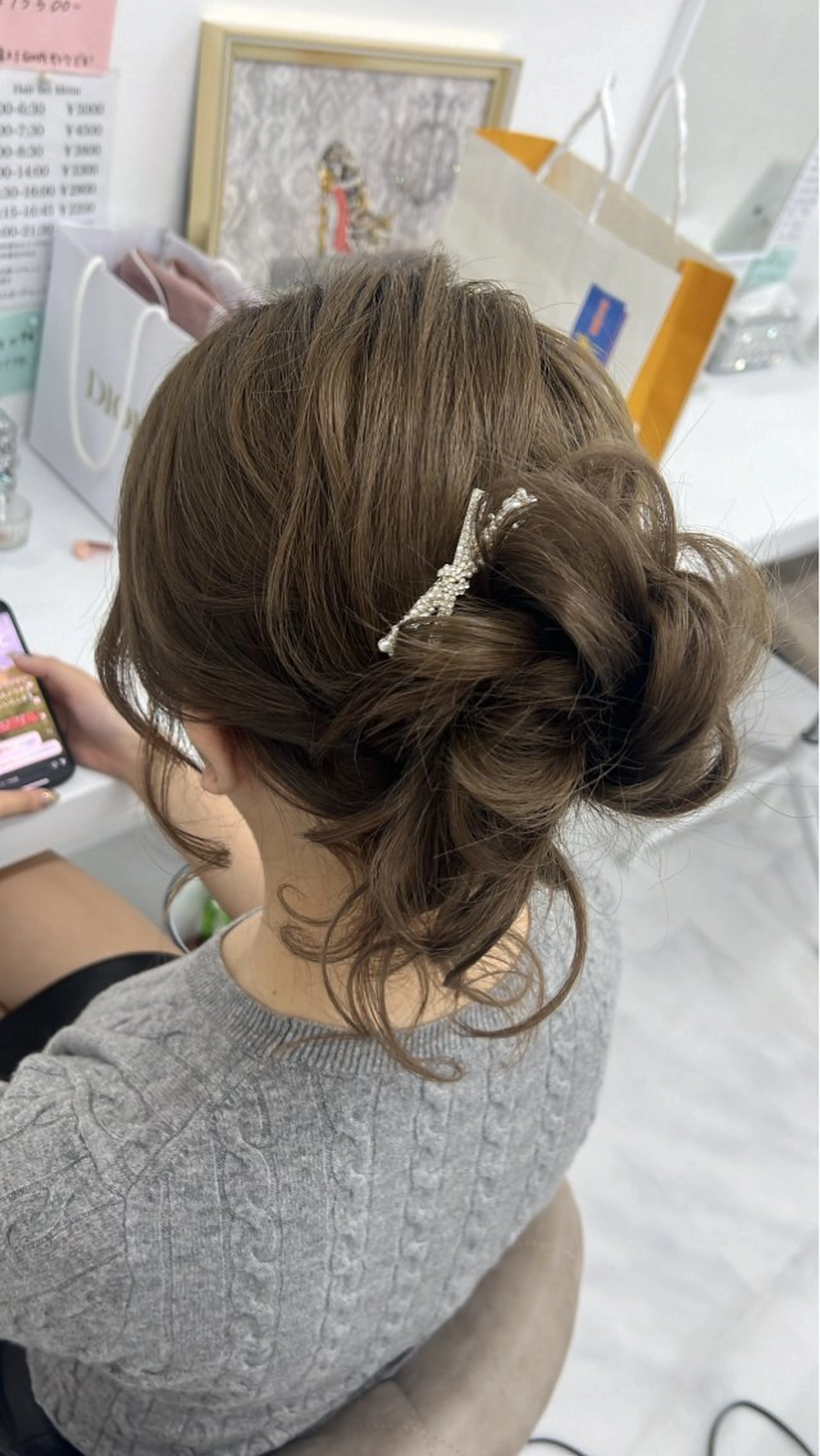 ロング ヘアアレンジ HairSet Salon Kのヘアスタイル