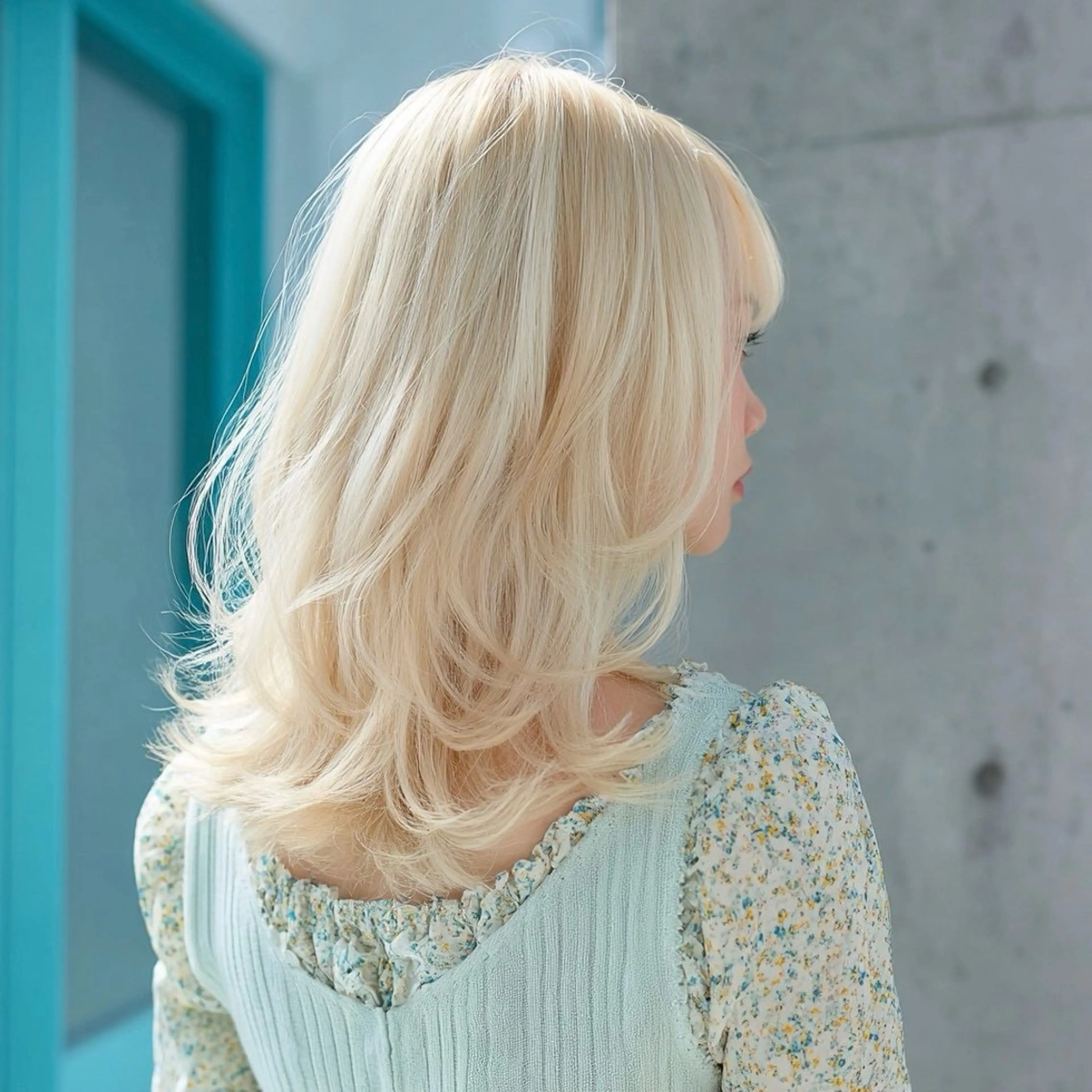 セミロング カラー ヘアカラー トリートメント 池袋/カラー特化🎨 ロング料金なし🩵のヘアスタイル