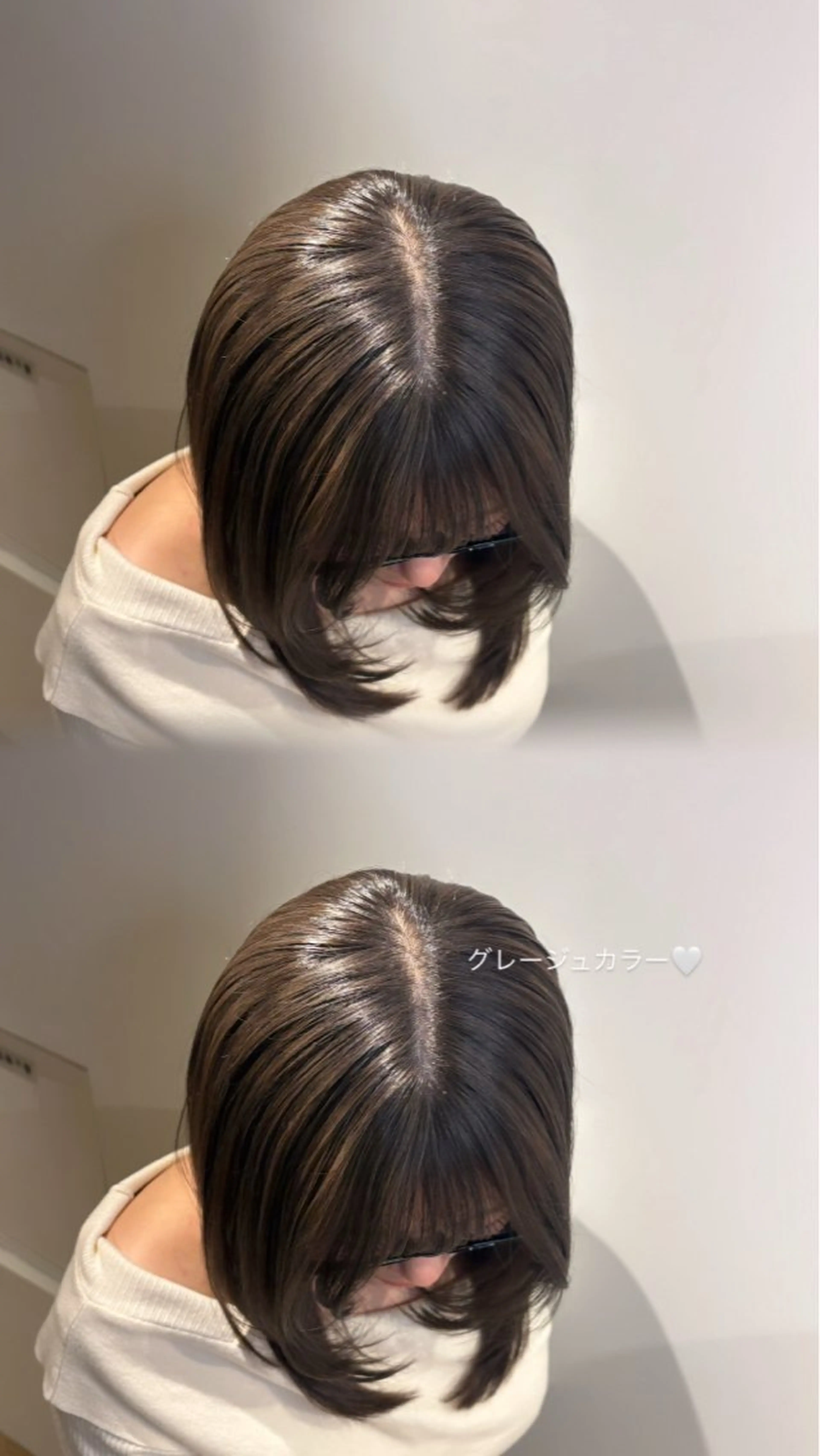 カラー グレージュ ヘアカラー KaRin 🌺のヘアスタイル