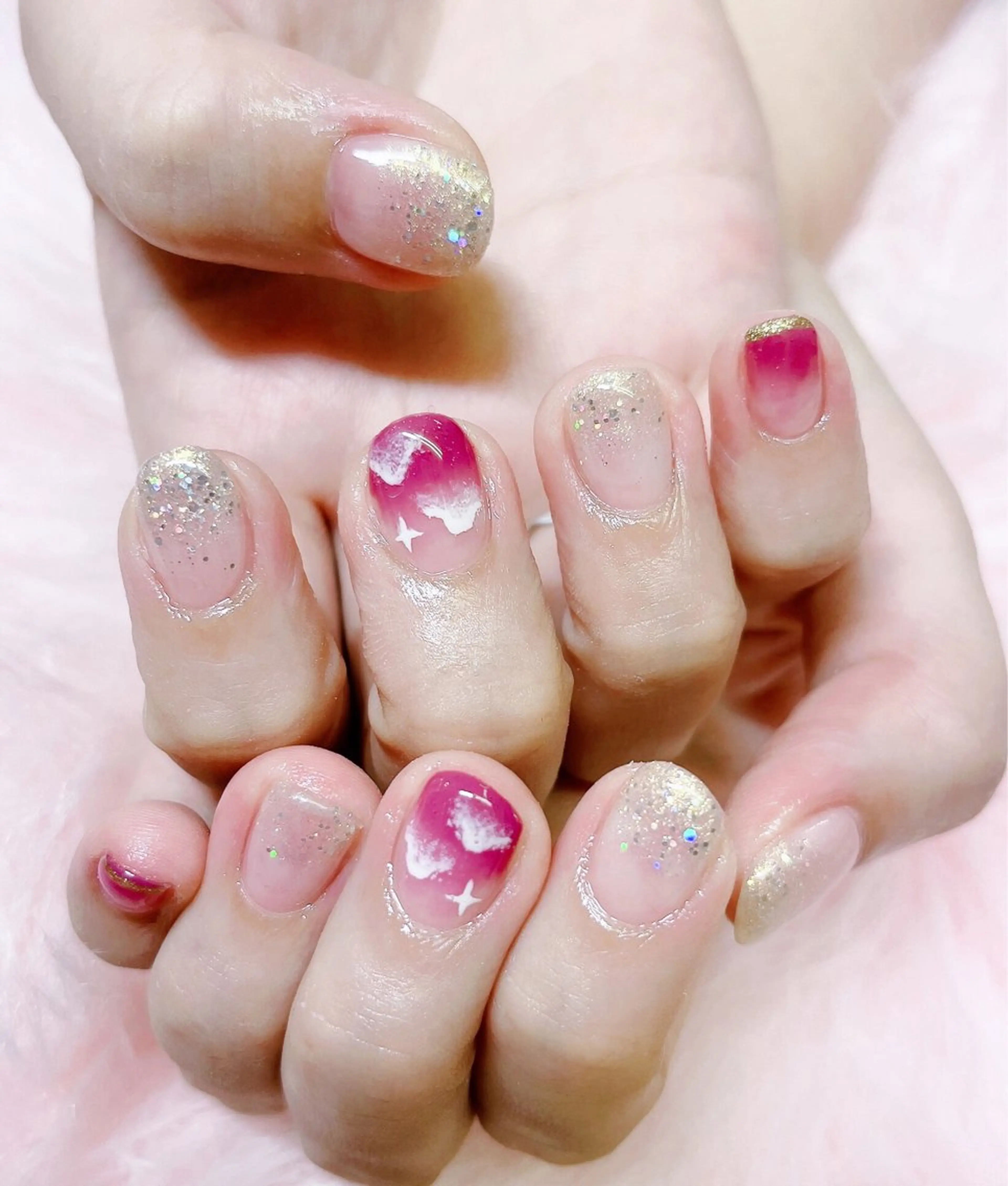 ネイル MoonNail ユリ🌸のネイルデザイン