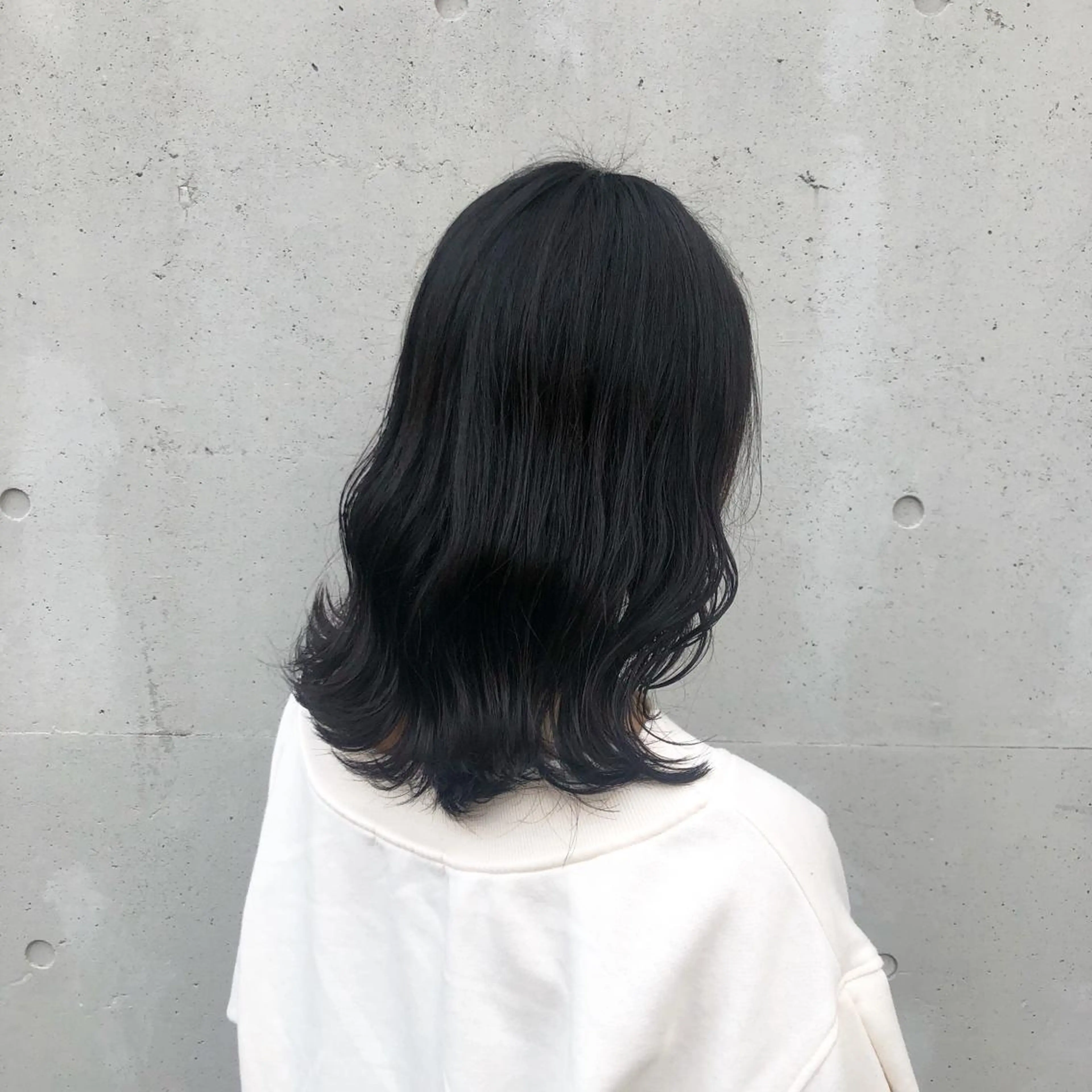 セミロング カラー カット トリートメント 酸性縮毛矯正🧴韓国 レイヤー/髪質改善のヘアスタイル