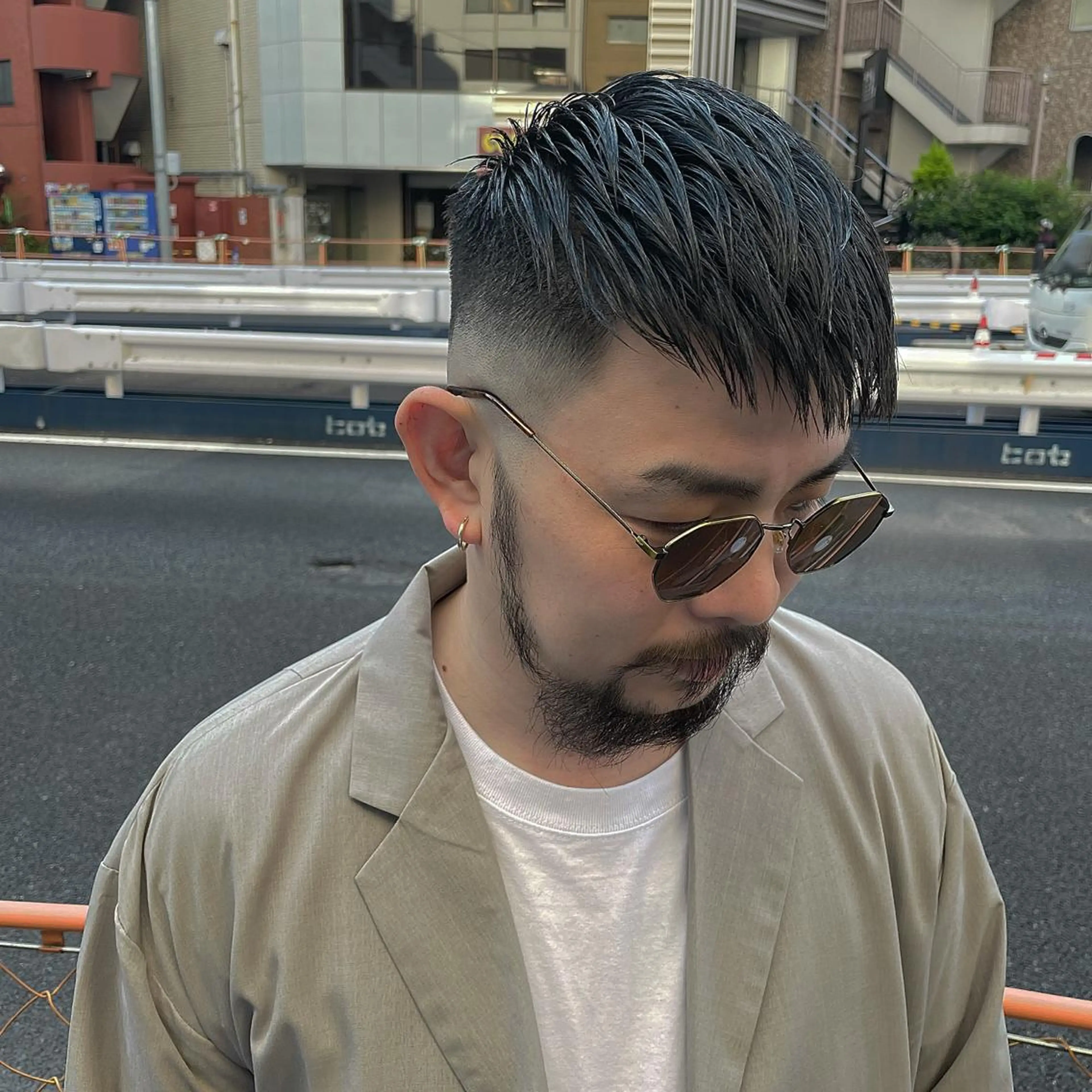 ショート メンズ フェードカット スキンフェード カット 💈メンズパーマ💈 ナカザワ　　リョウのヘアスタイル