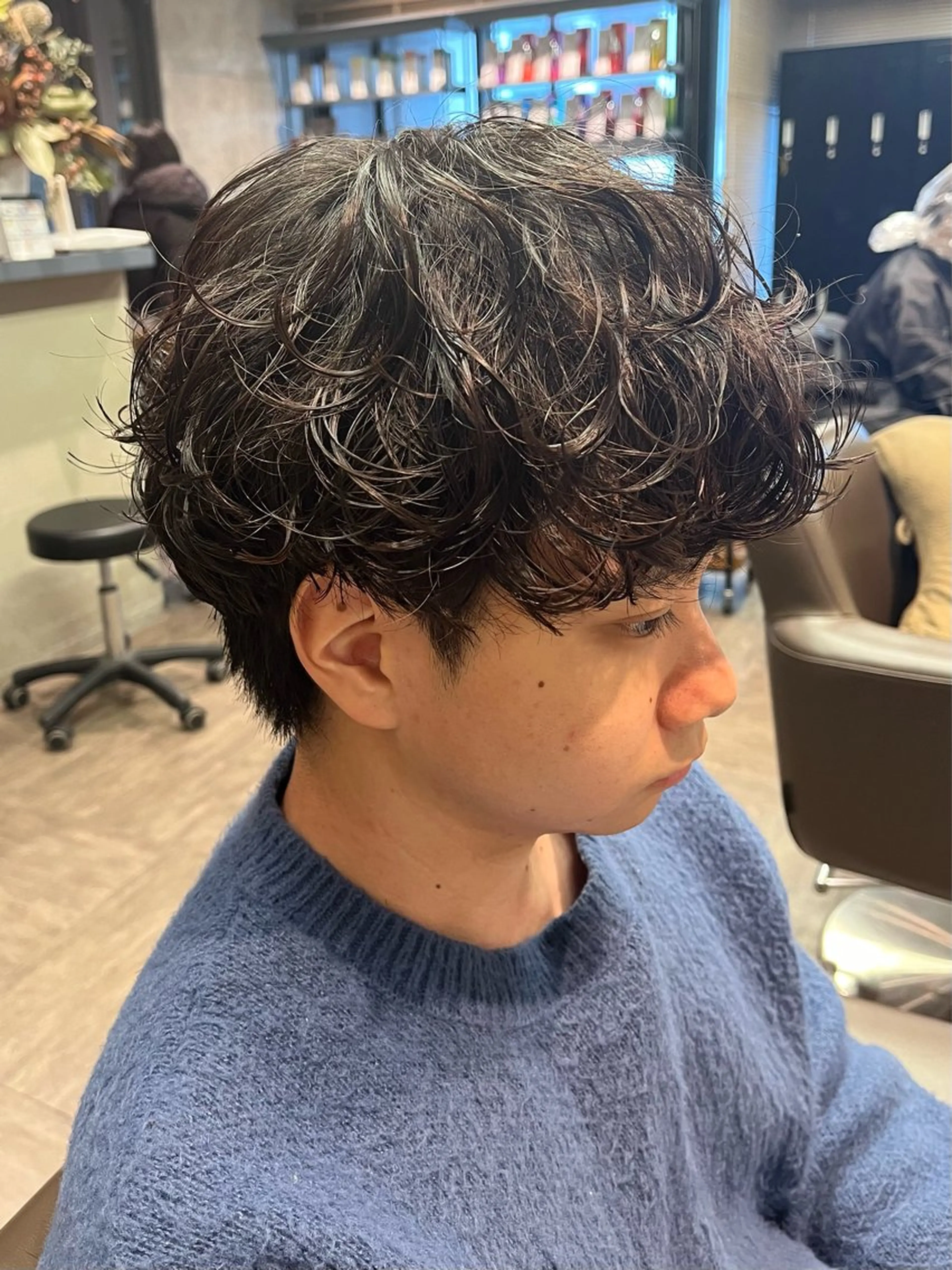 メンズ メンズカット パーマ飯野友喜のヘアスタイル