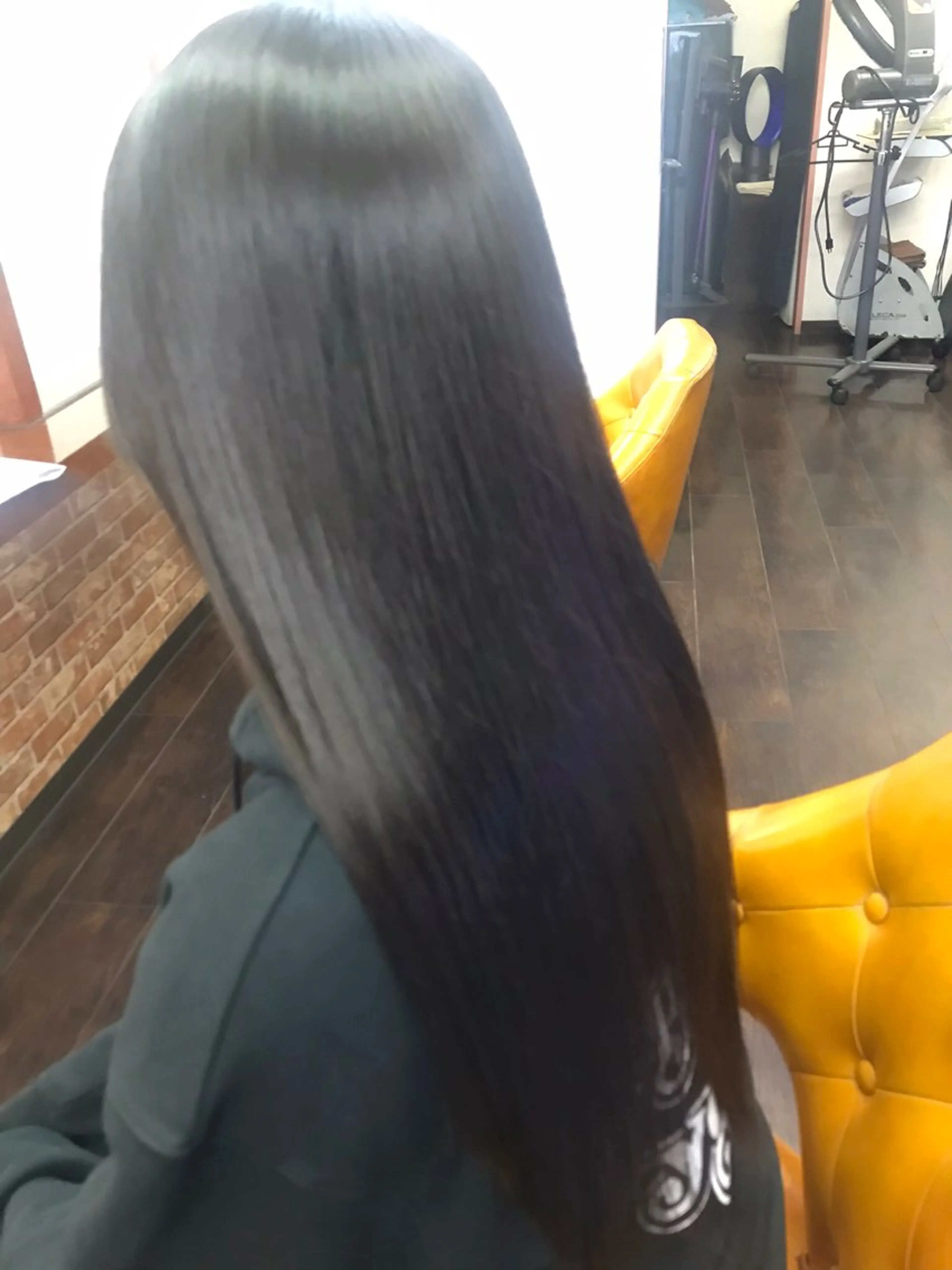 ロング パーマ 縮毛矯正 トリートメント 桧山 真のヘアスタイル