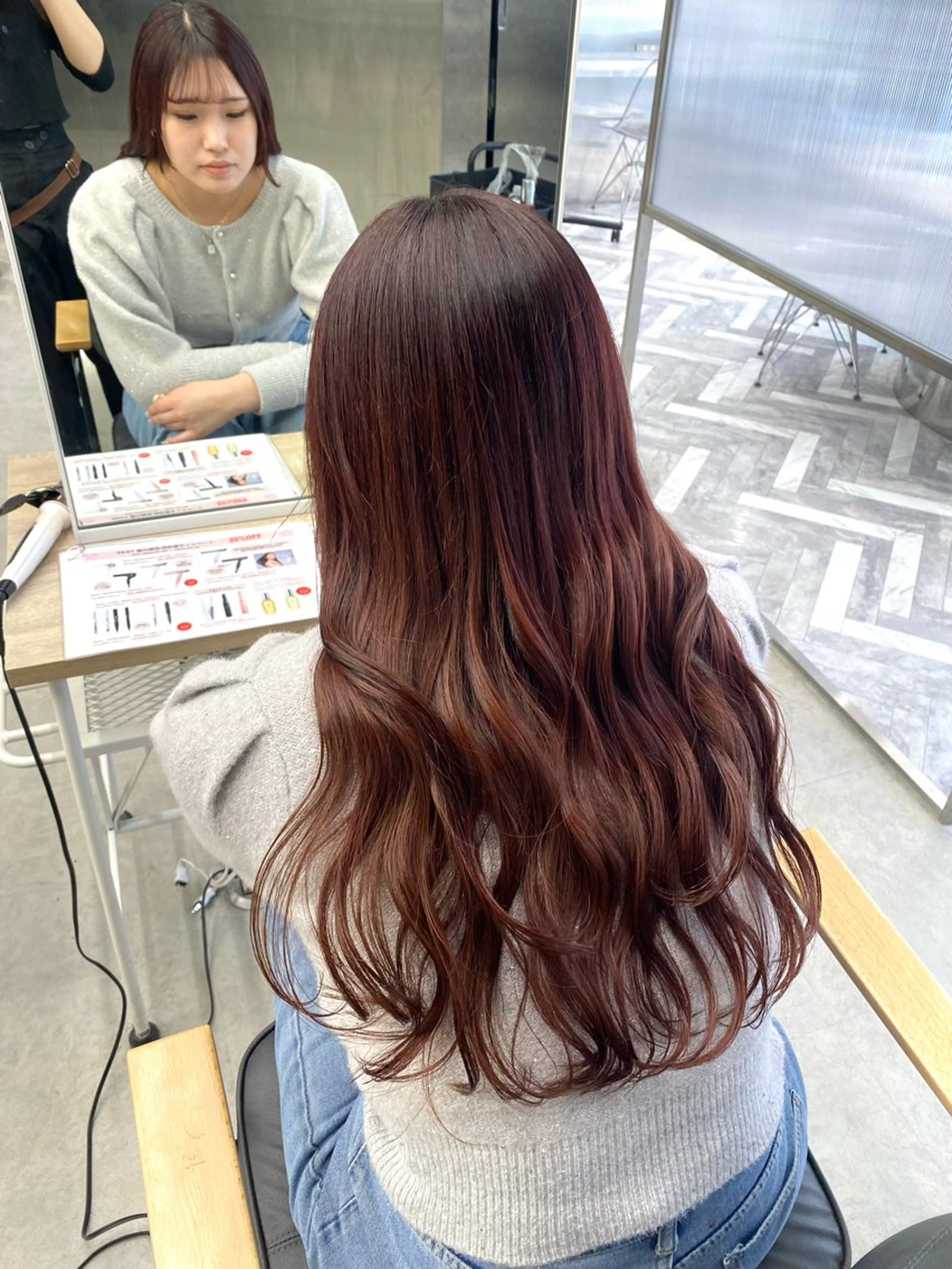 ロング カラー ヘアカラー カンナ【Y2Kネイル /コーンロウ】のネイルデザイン